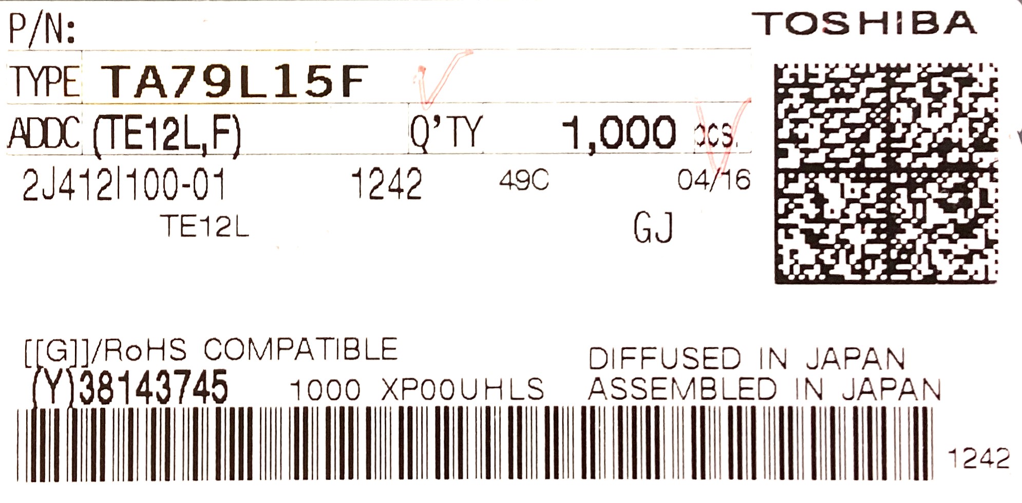 TA79L15F(TE12L,F)
