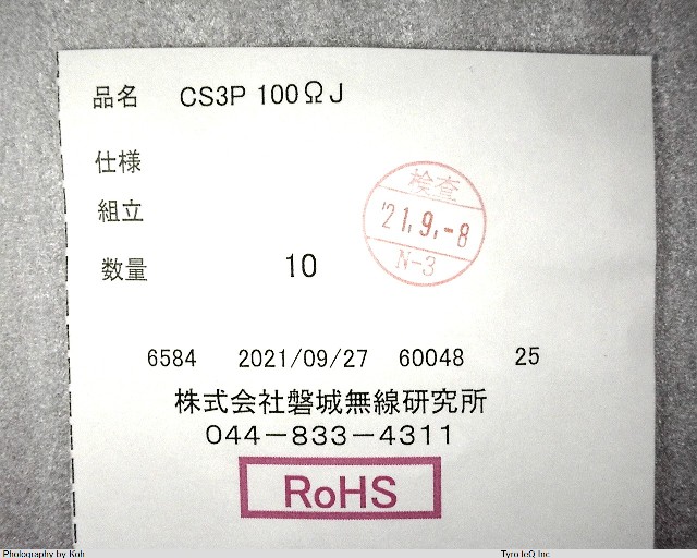 CS3P 100OHMJ