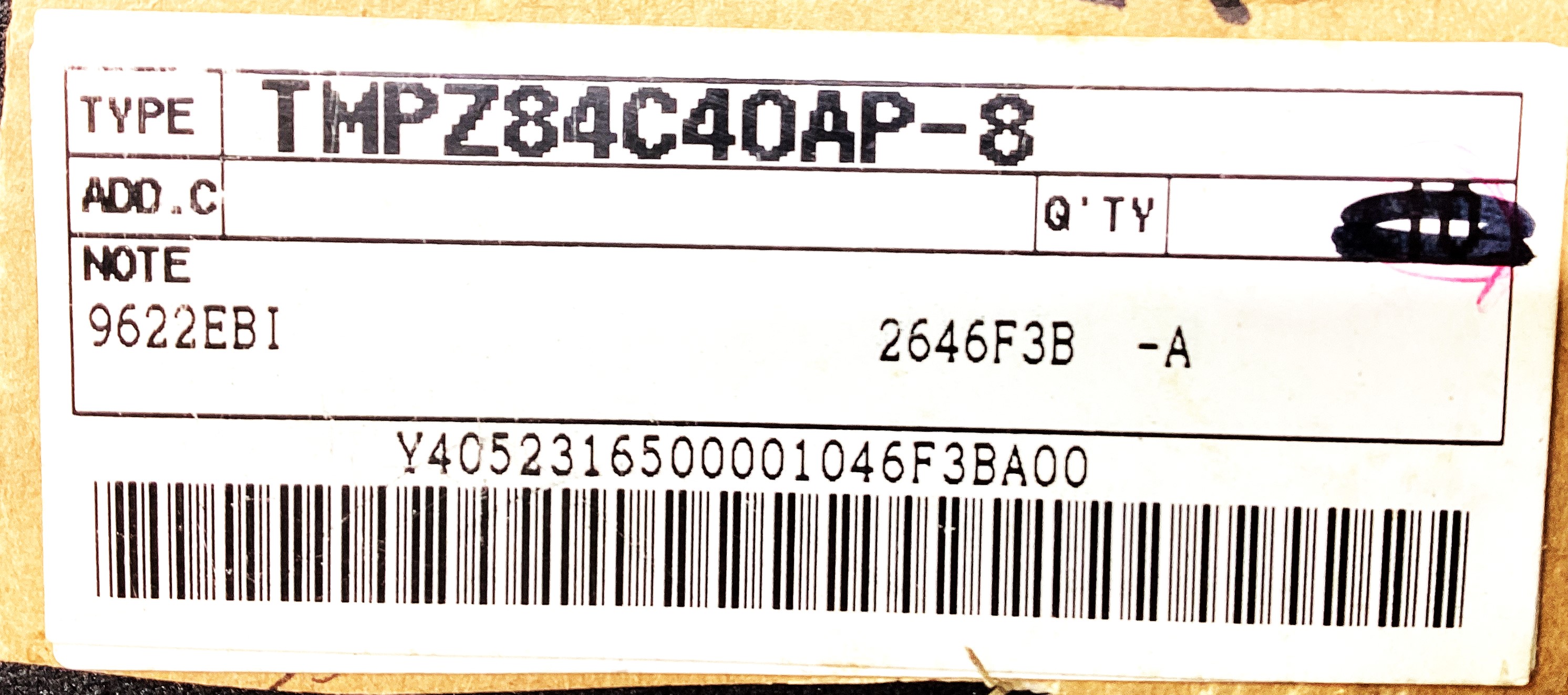 TMPZ84C40AP-8