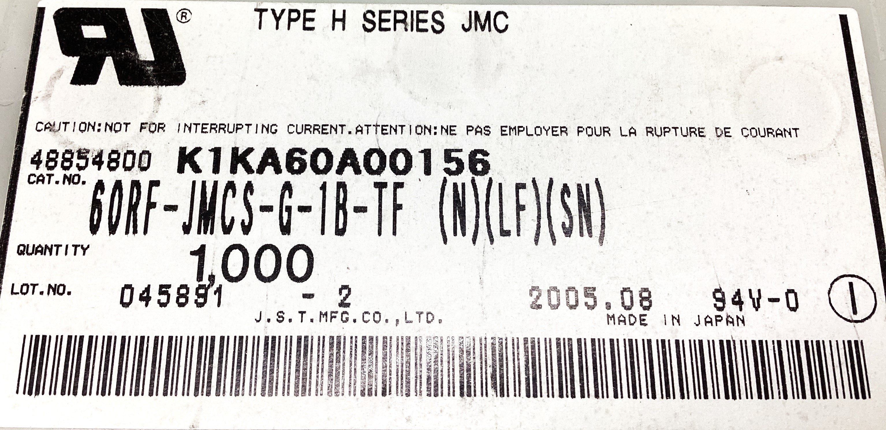 60RF-JMCS-G-1B-TF(N)(LF)(SN)