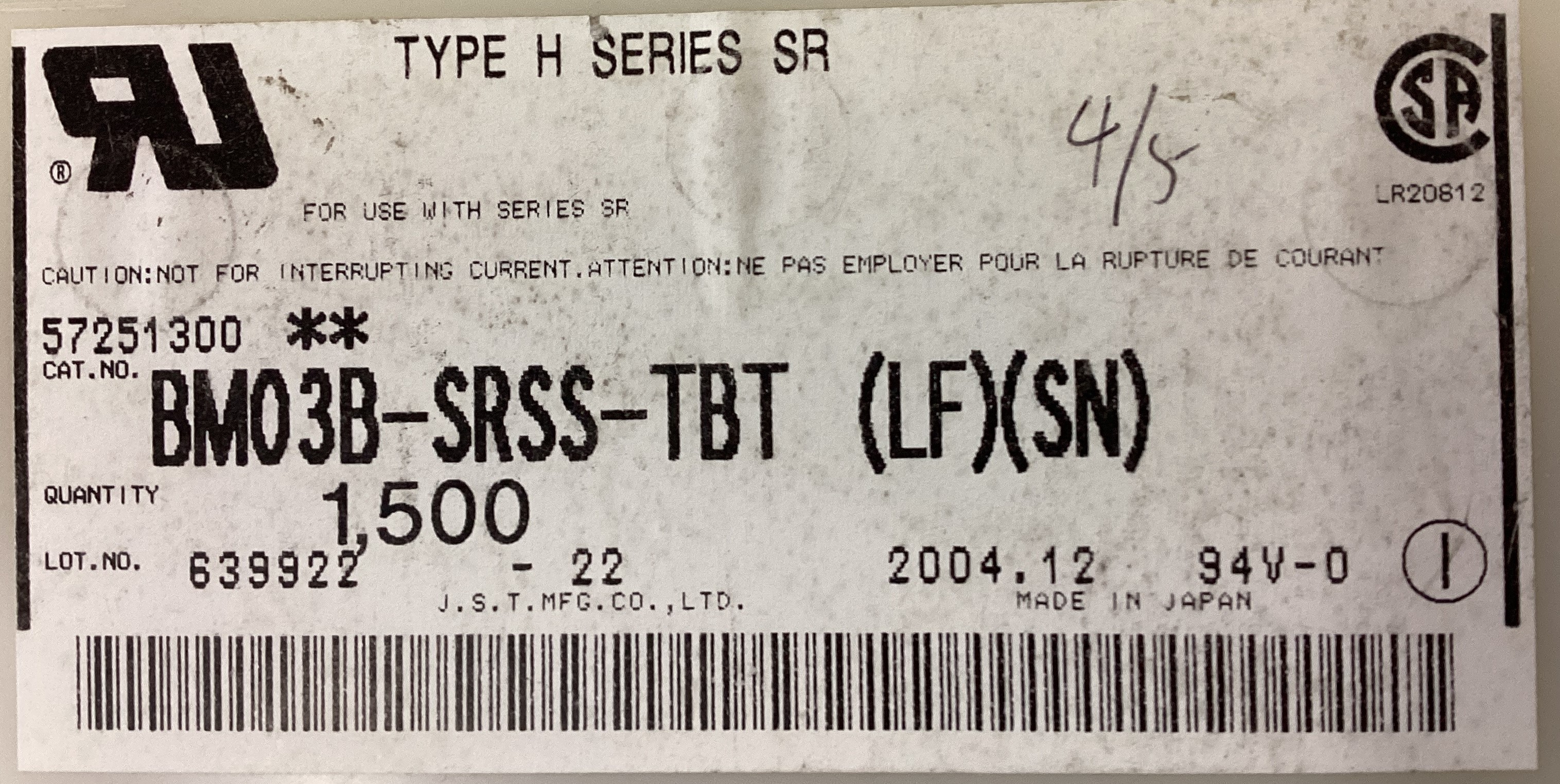 BM03B-SRSS-TBT/(LF)(SN)