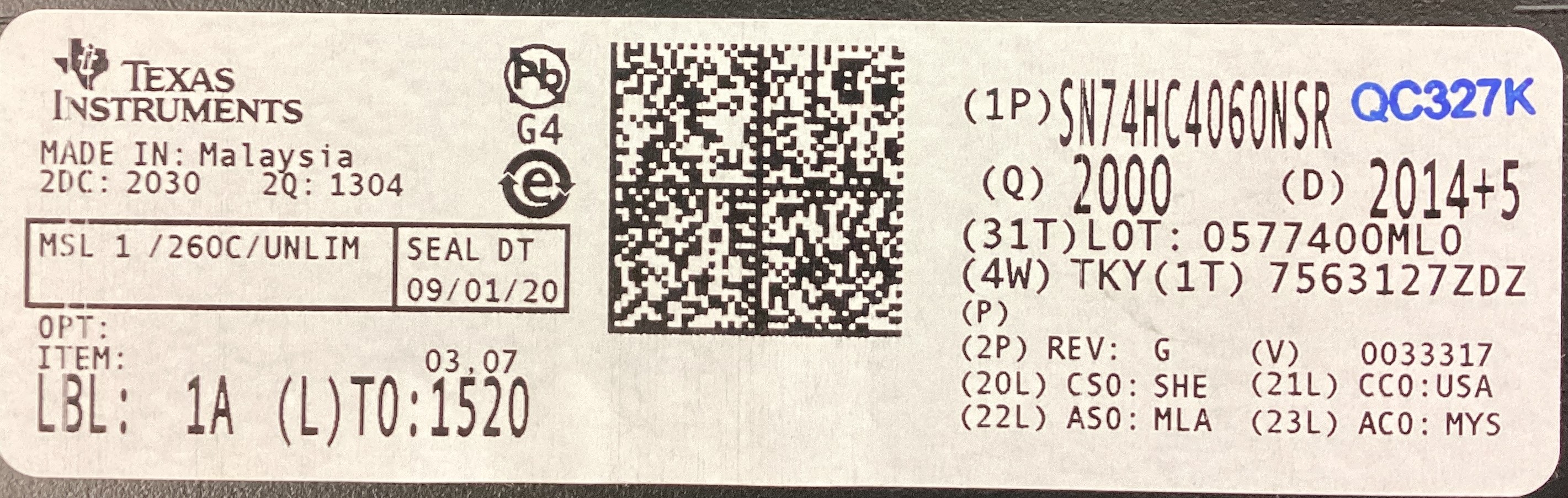 SN74HC4060NSR