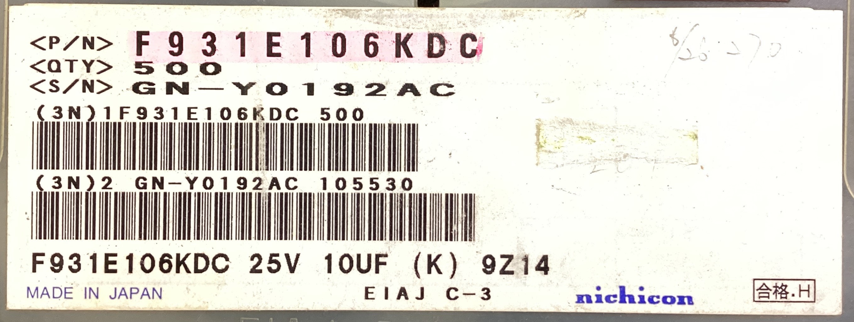F931E106KDC