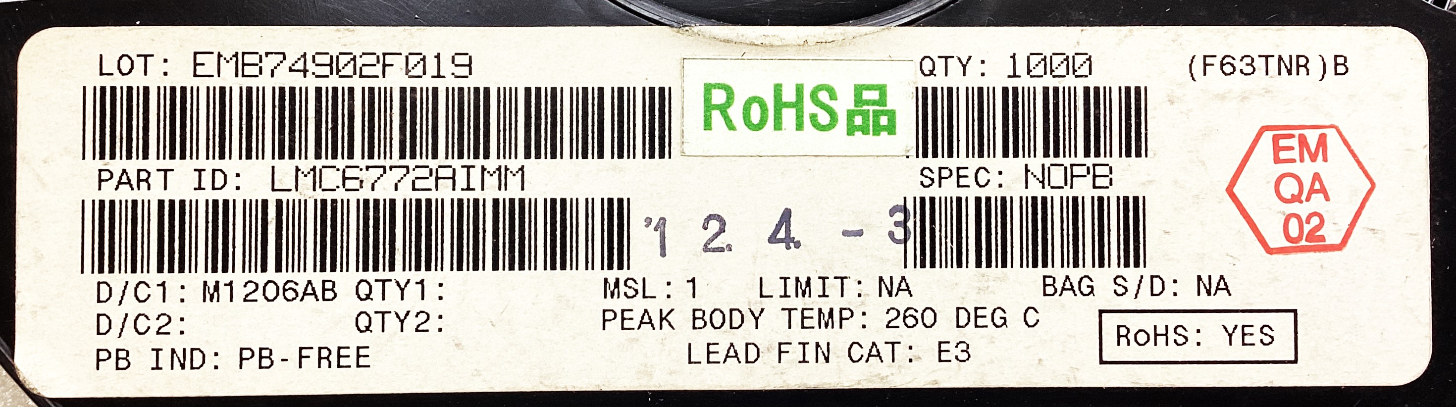 LMC6772AIMM