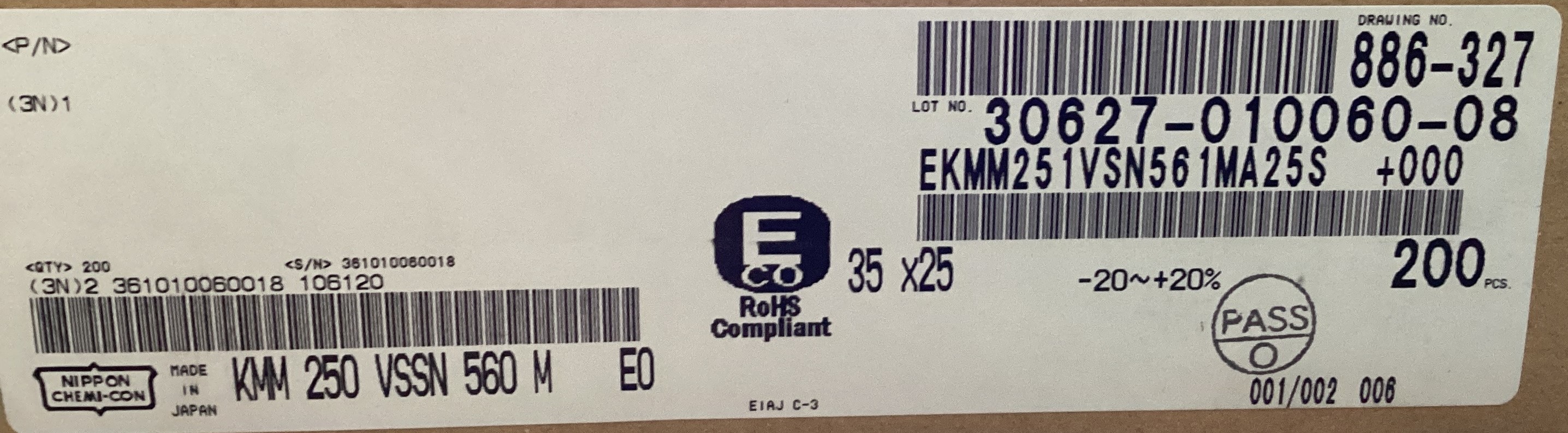 EKMM251VSN561MA25S