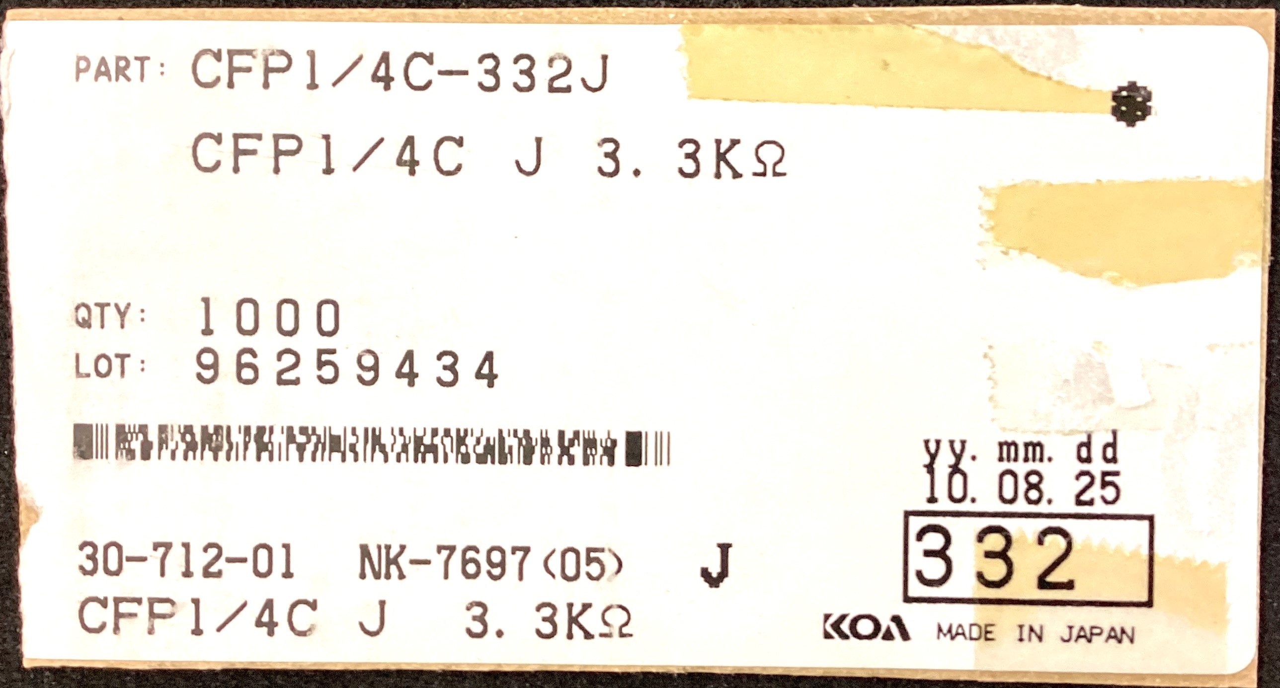CFP1/4C332J