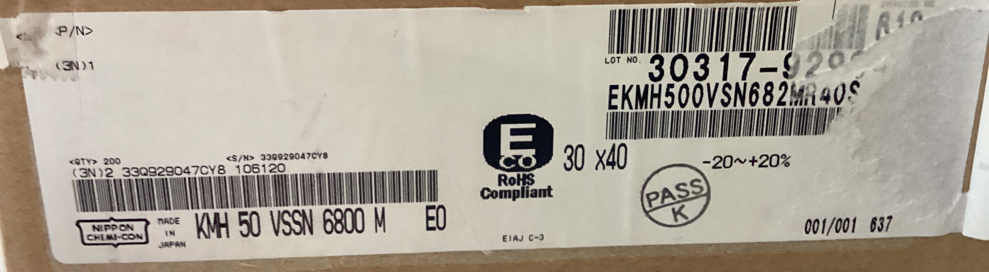 EKMH500VSN682MR40S