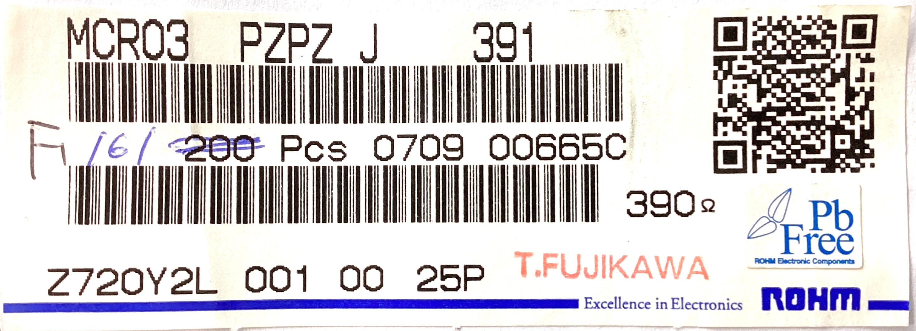 MCR03PZPZJ391