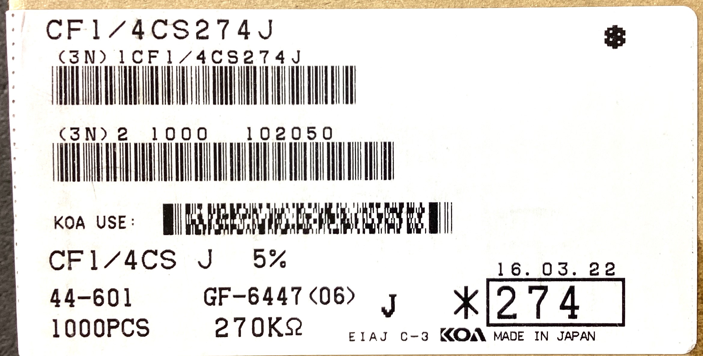 CF1/4CS274J