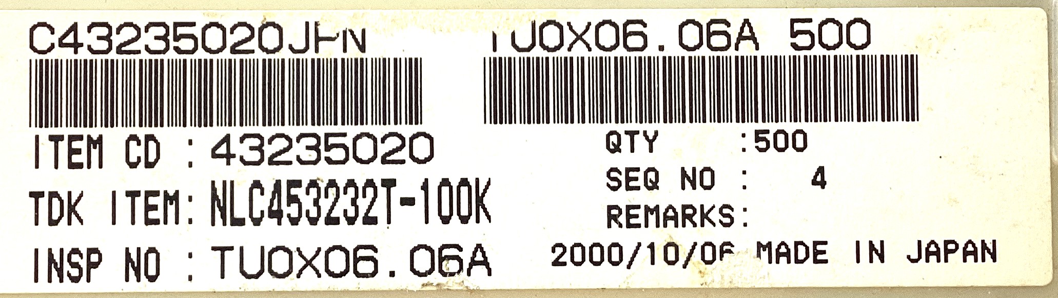 NLC453232T-100K
