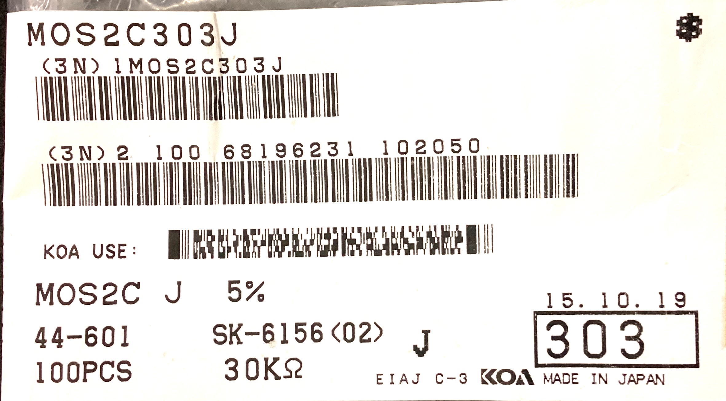 MOS2C303J