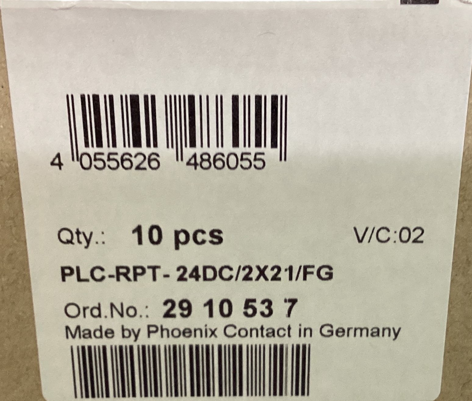 PLC-RPT- 24DC/2X21/FG