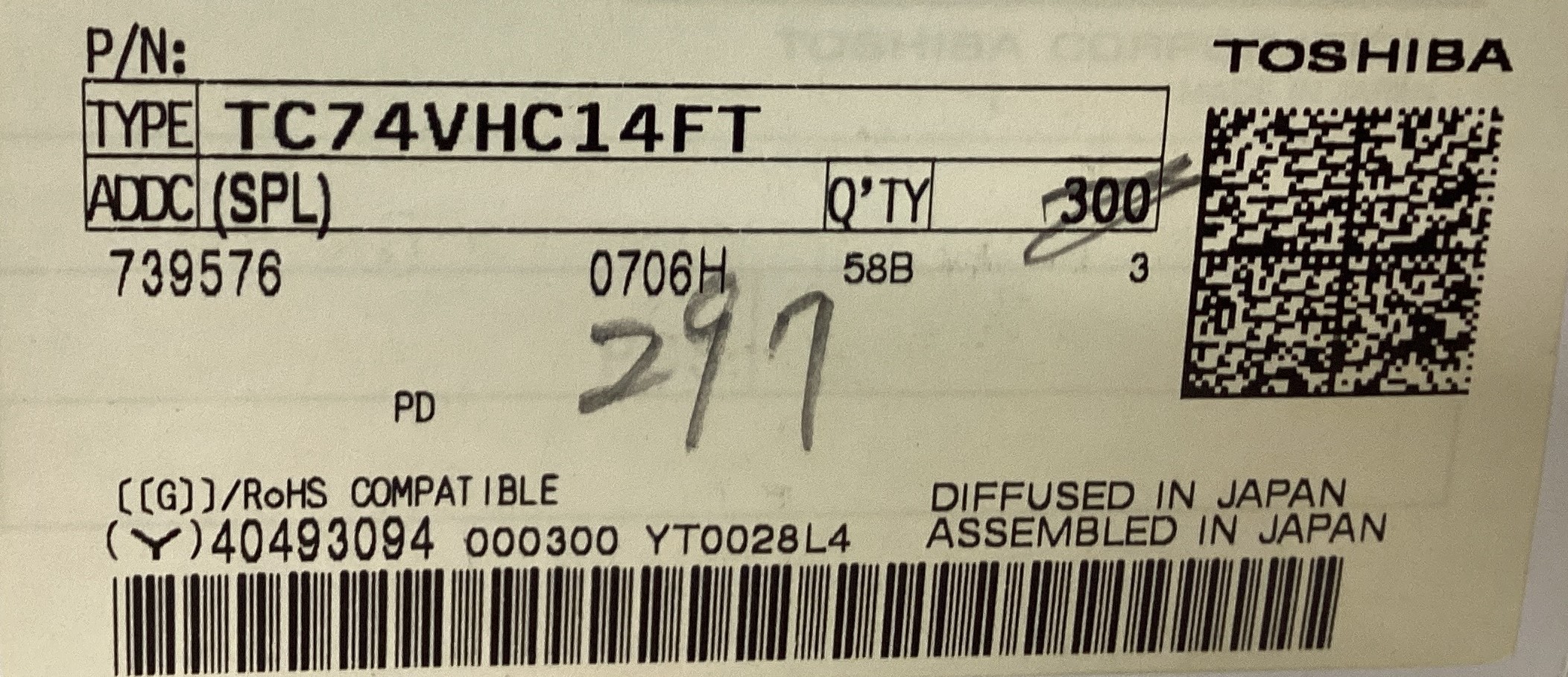 TC74VHC14FT(SPL)