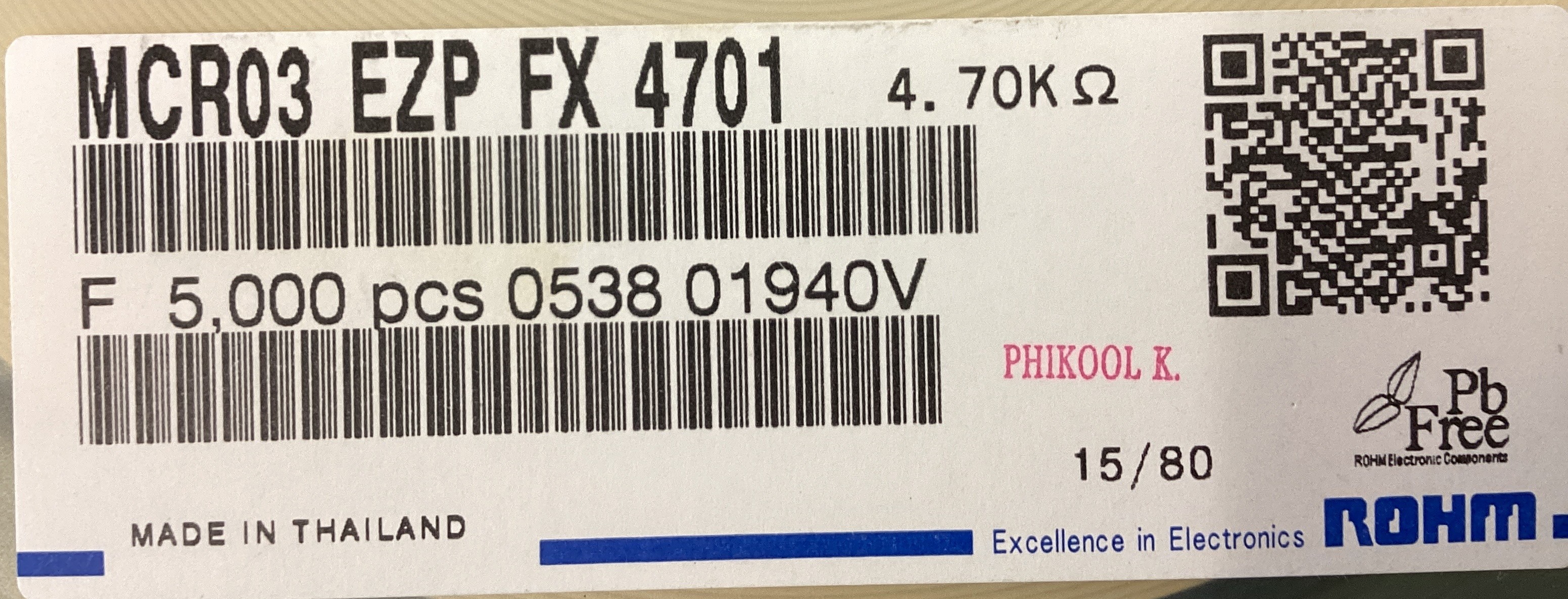 MCR03EZPFX4701