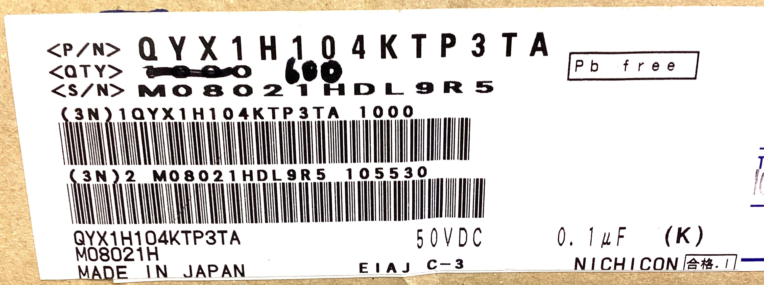 QYX1H104KTP3TA