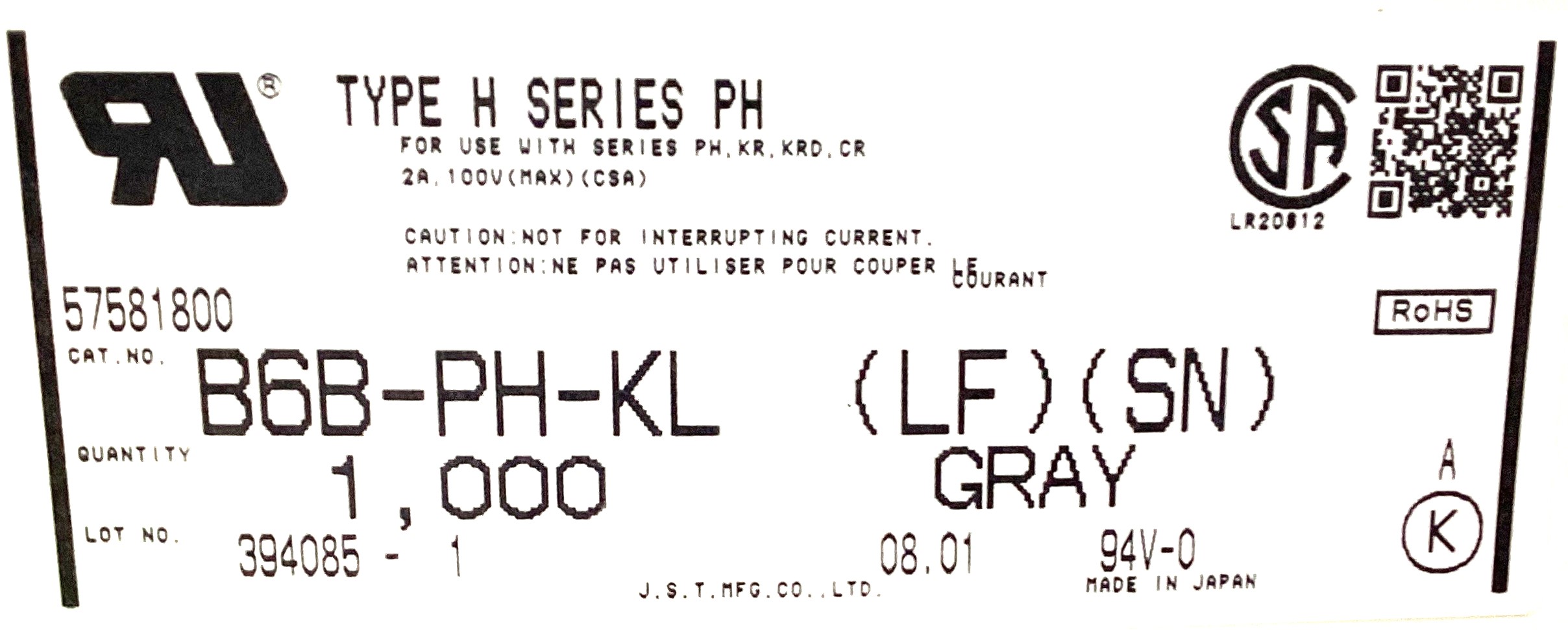 B6B-PH-KL(LF)(SN)