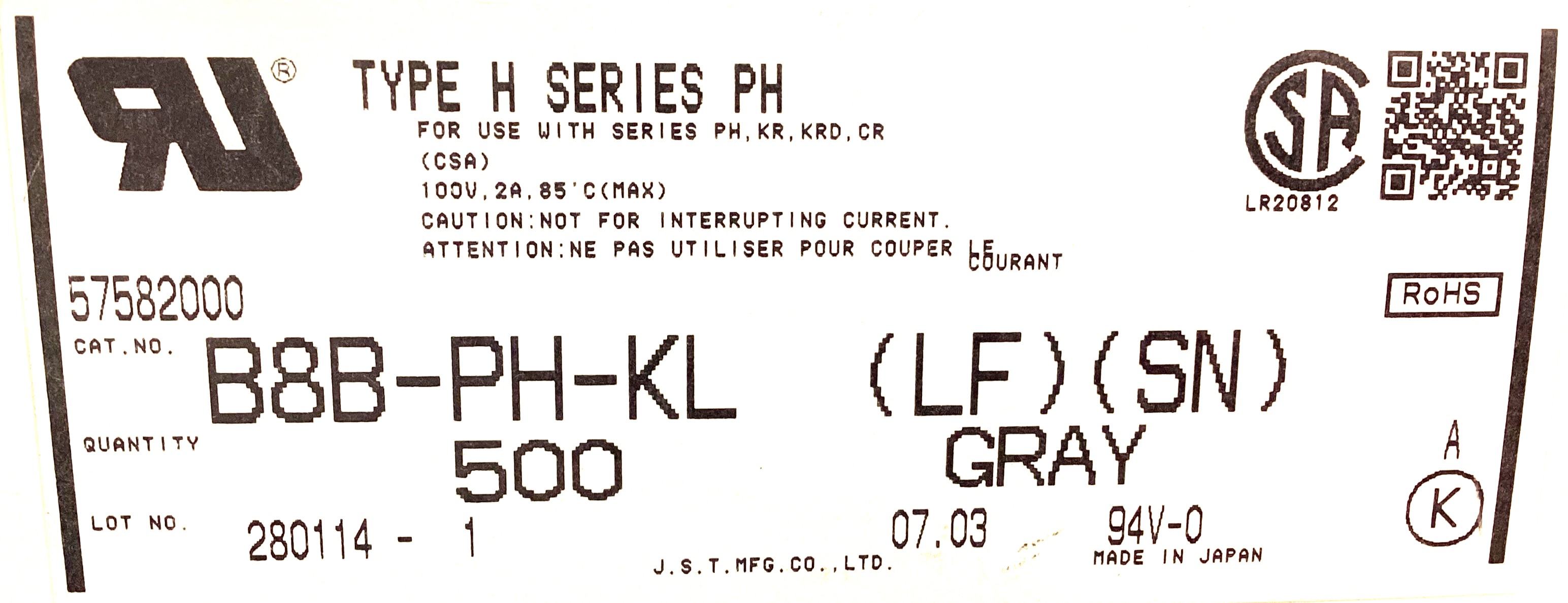 B8B-PH-KL(LF)(SN)
