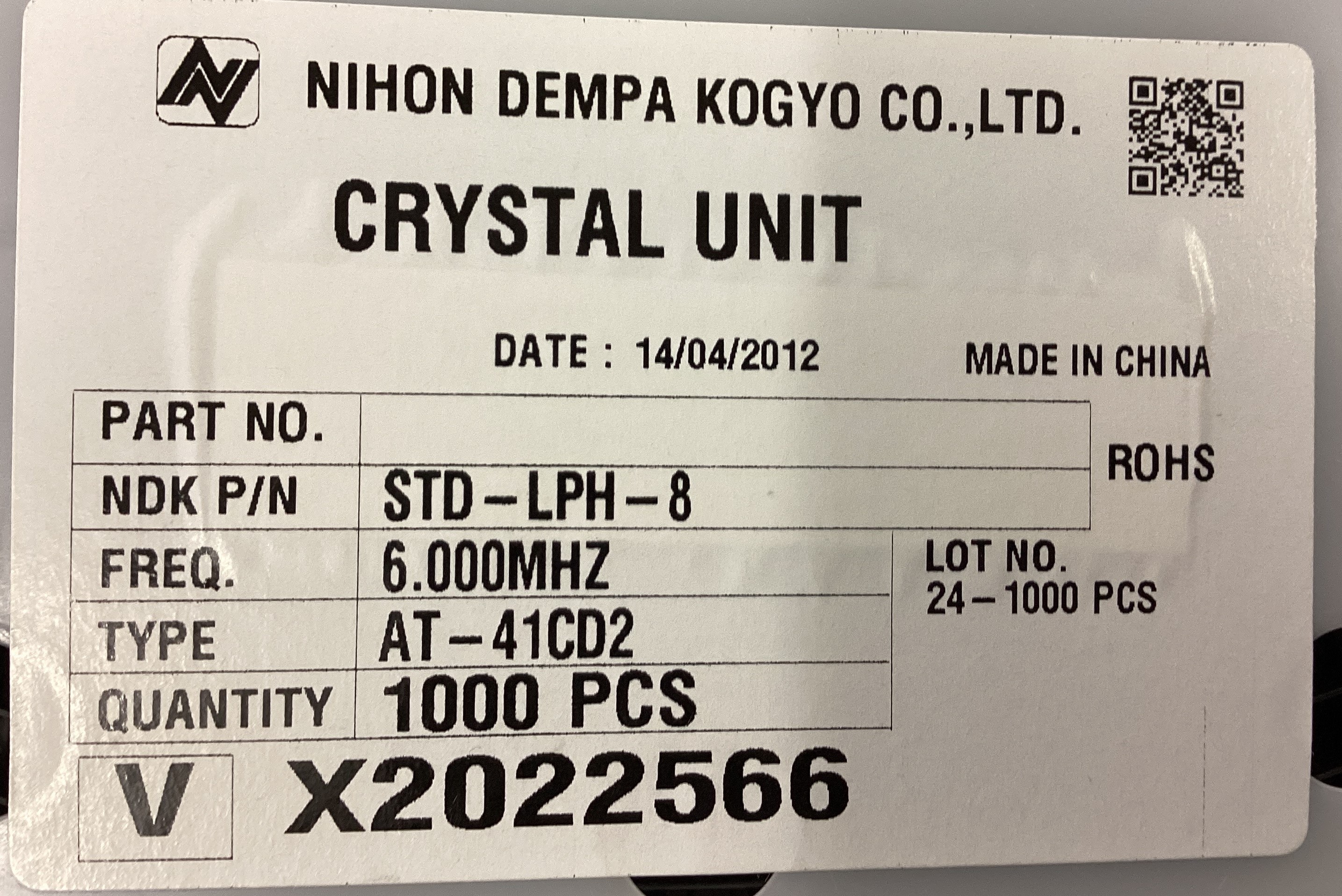 AT-41CD2 6.000MHZ