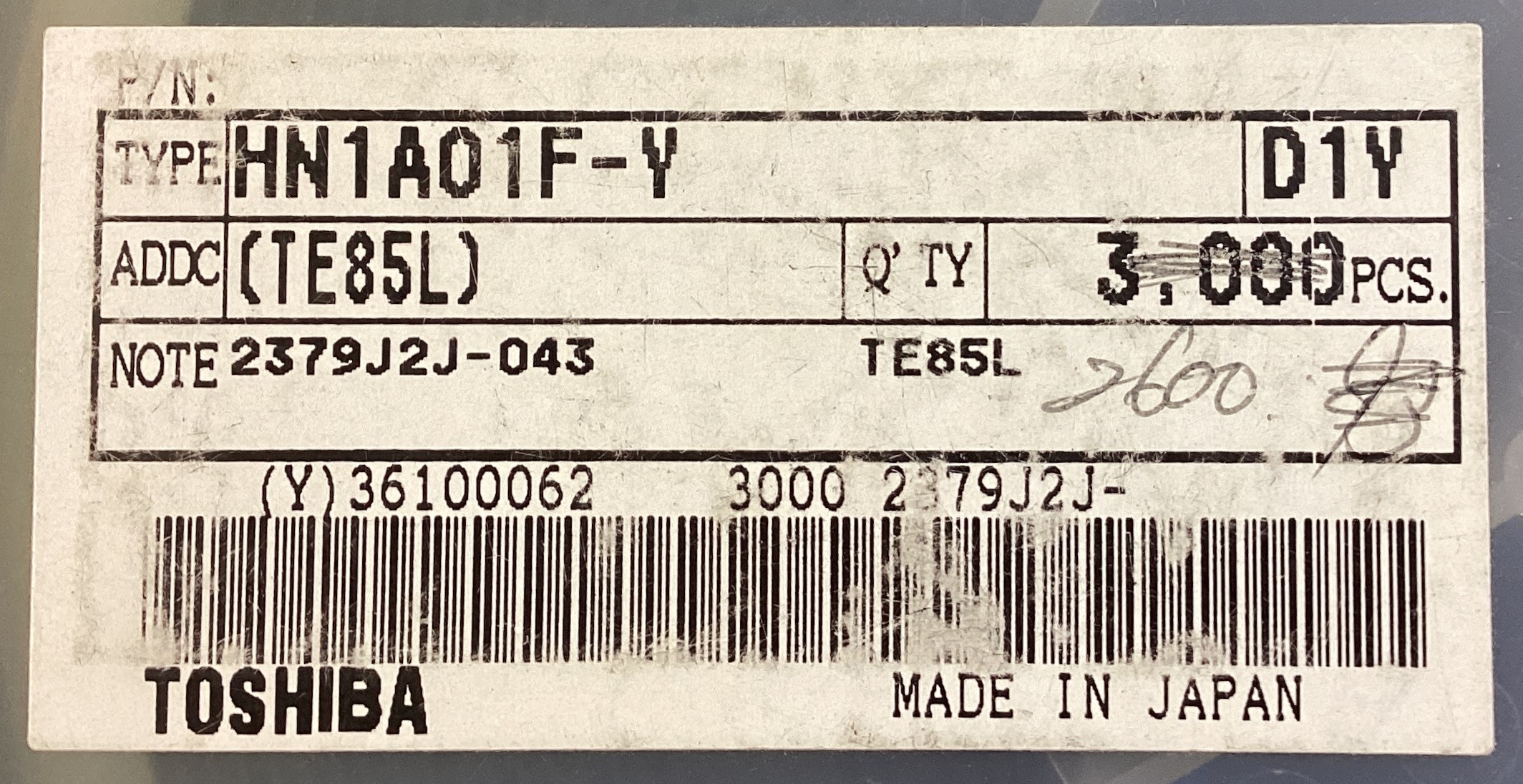 HN1A01FY TE85L