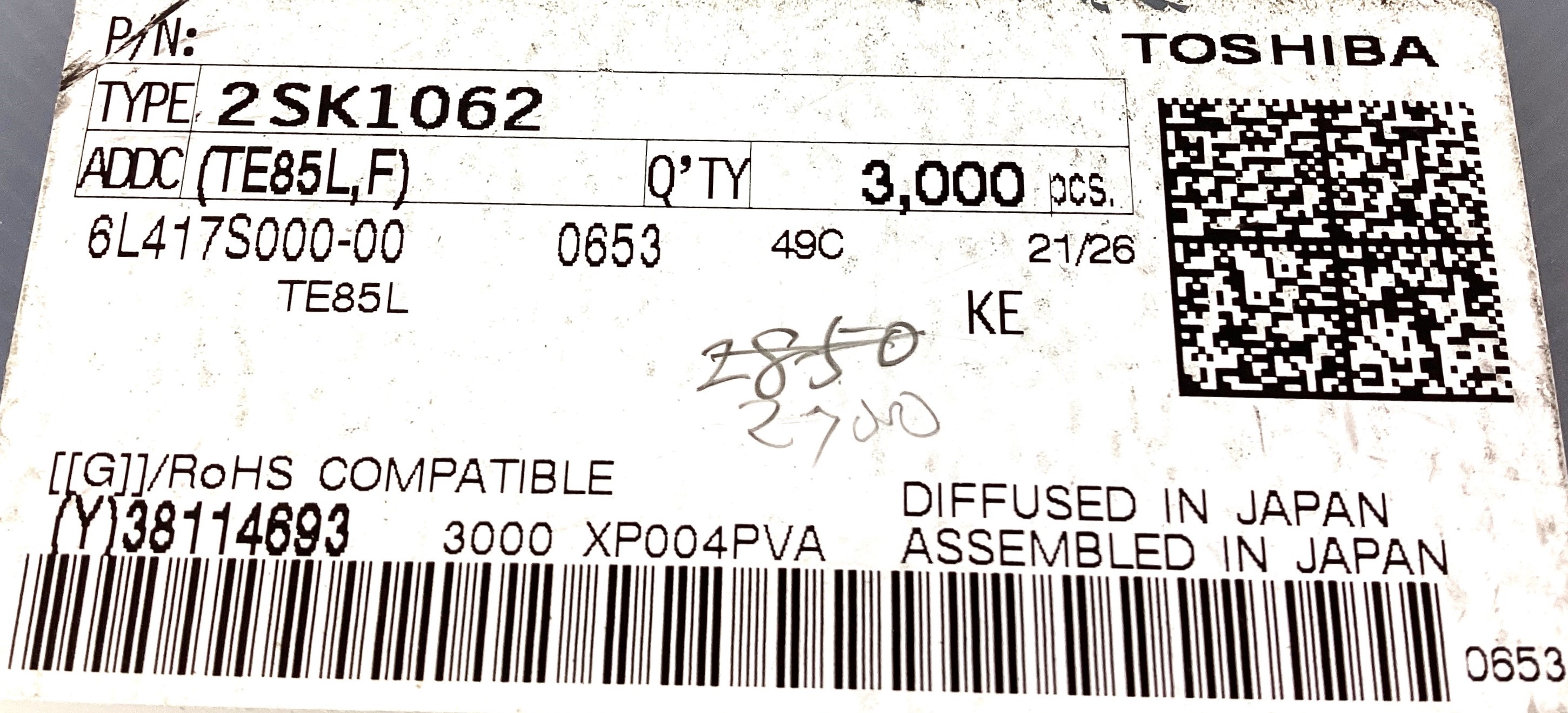 2SK1062(TE85L,F)