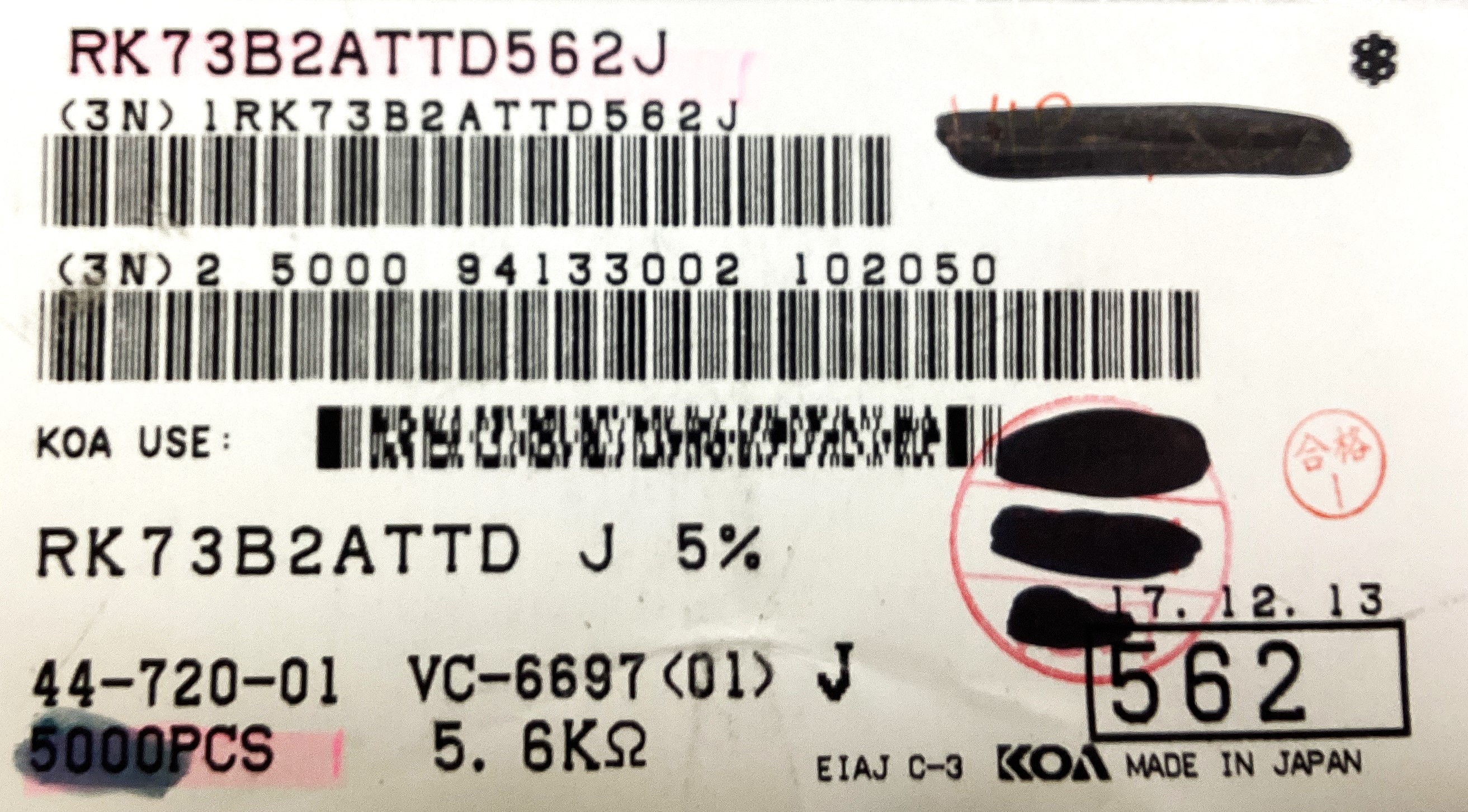 RK73B2ATTD562J