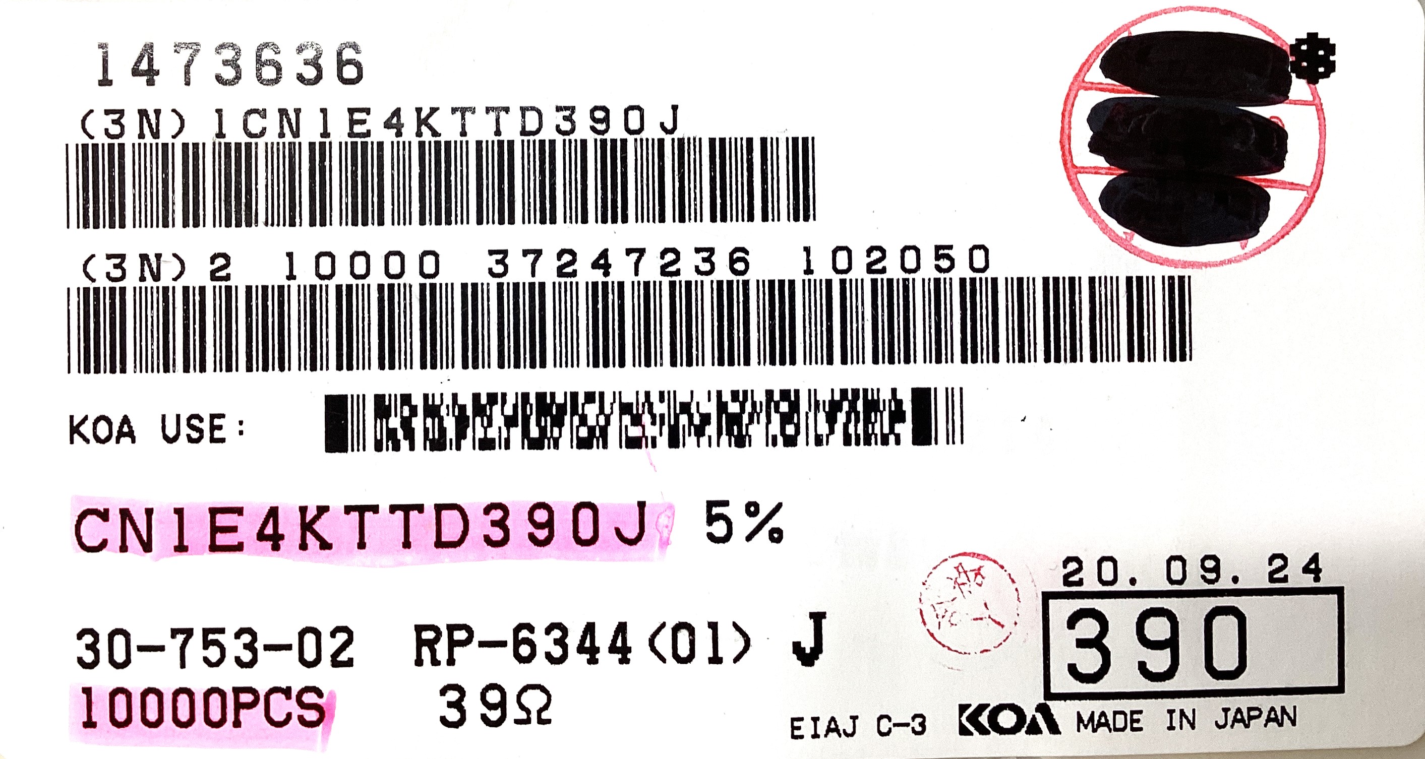 CN1E4KTTD390J