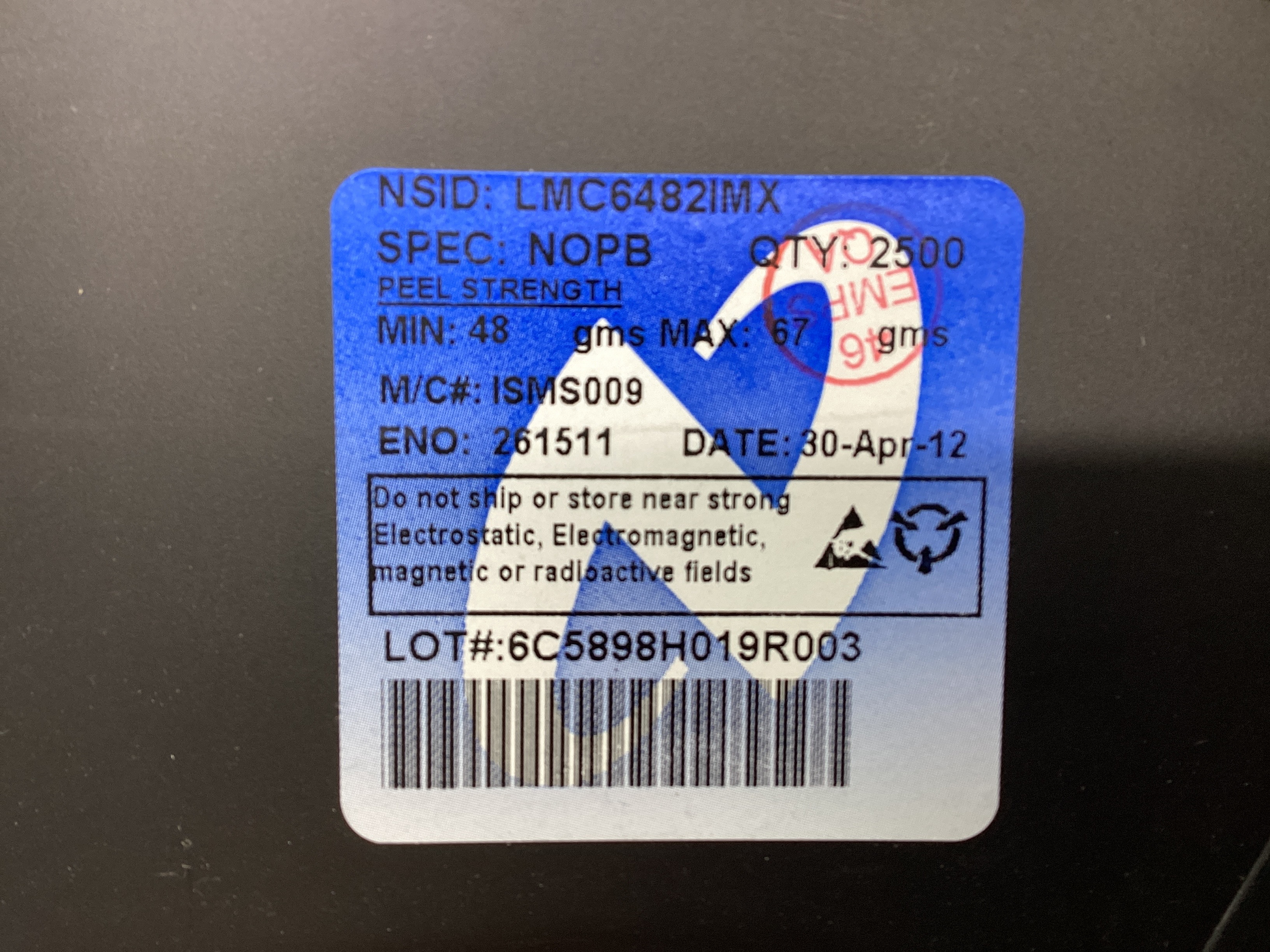 LMC6482IMX