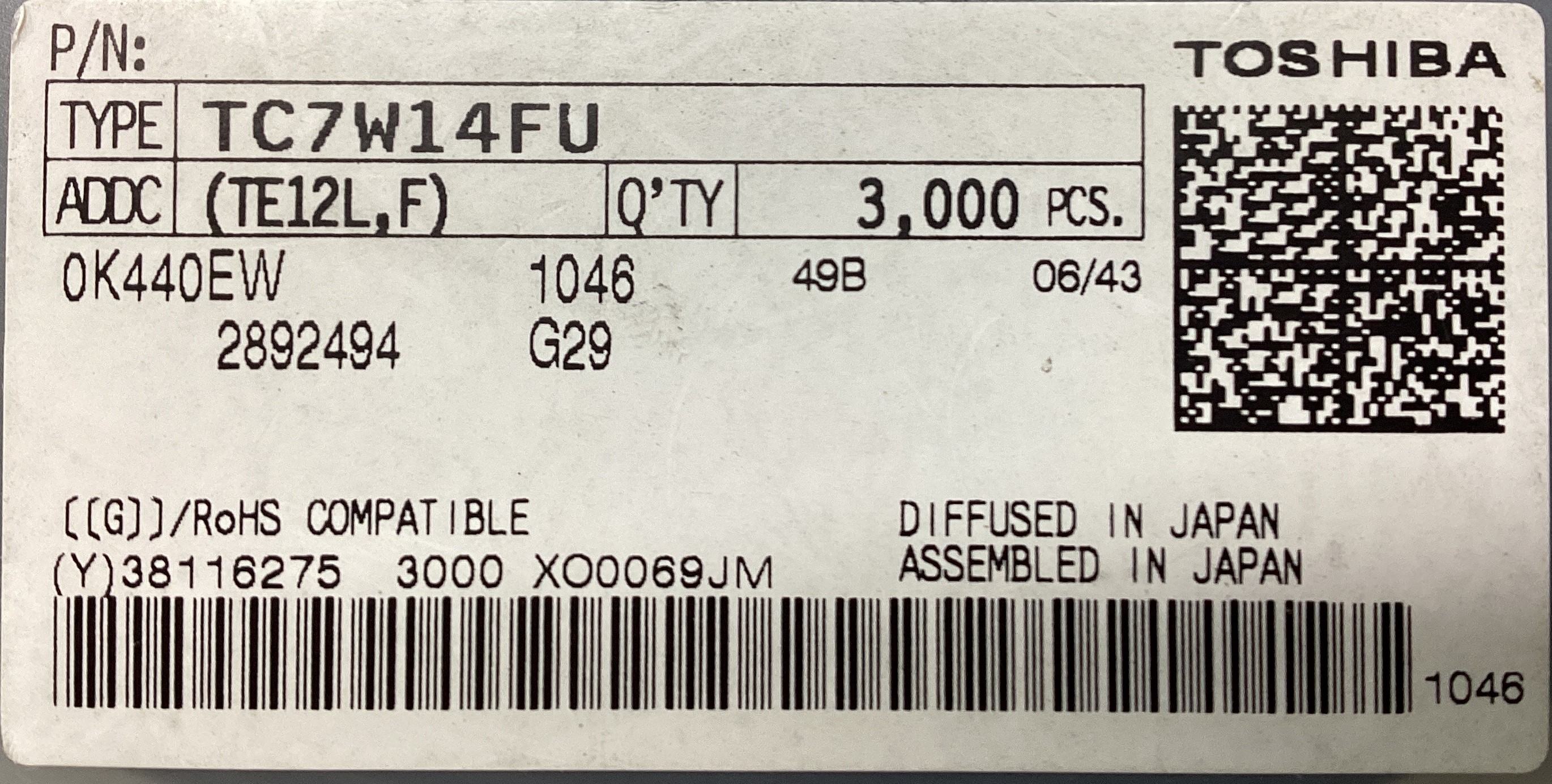TC7W14FU(TE12L,F)