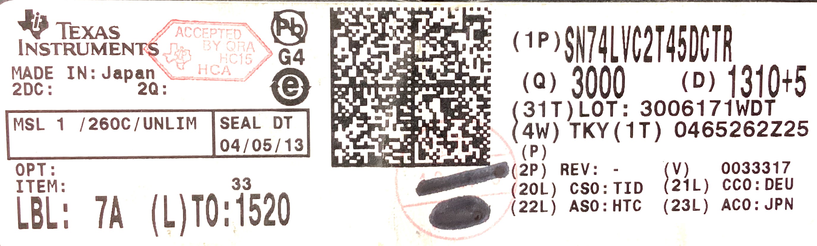 SN74LVC2T45DCTR