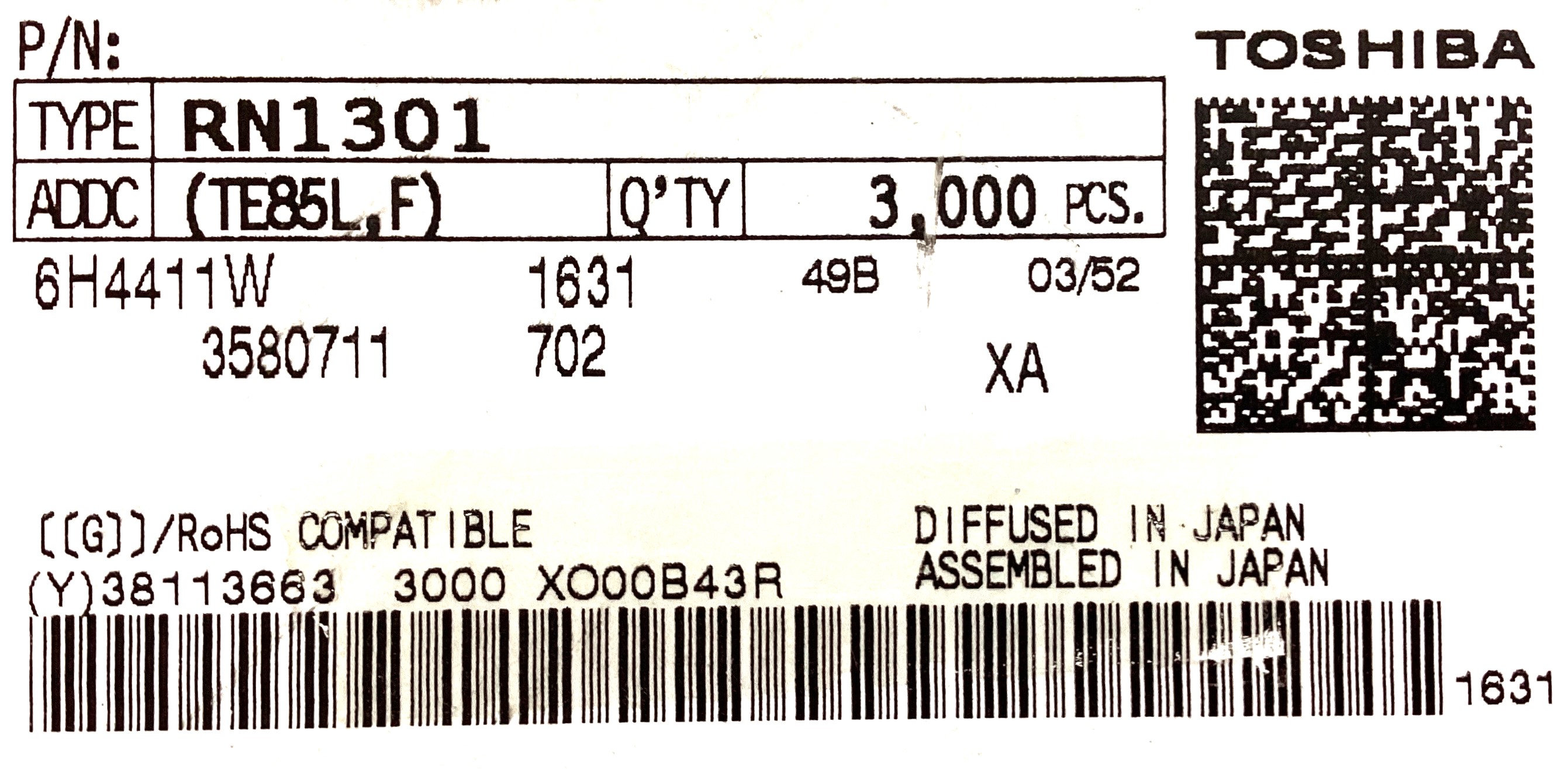 RN1301(TE85L,F)