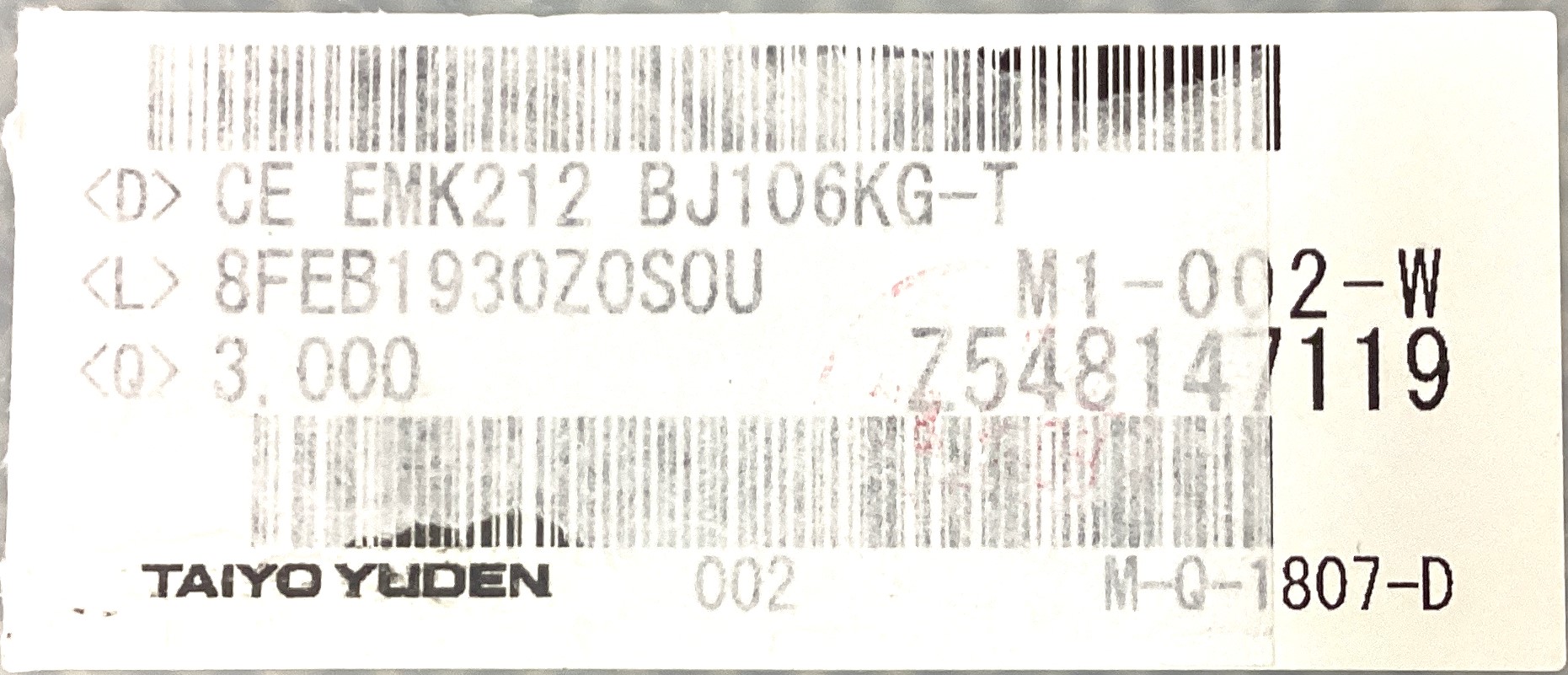 EMK212BJ106KG-T