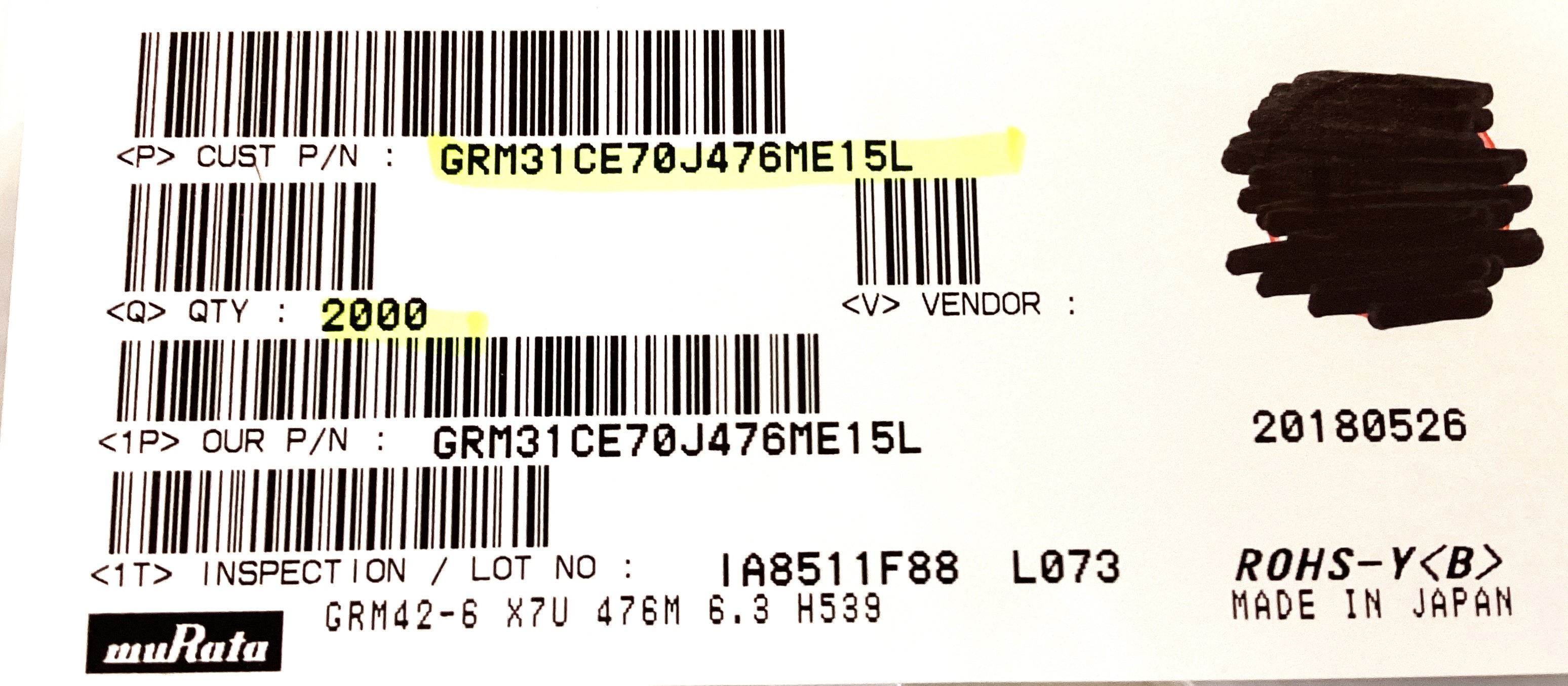 GRM31CE70J476ME15L