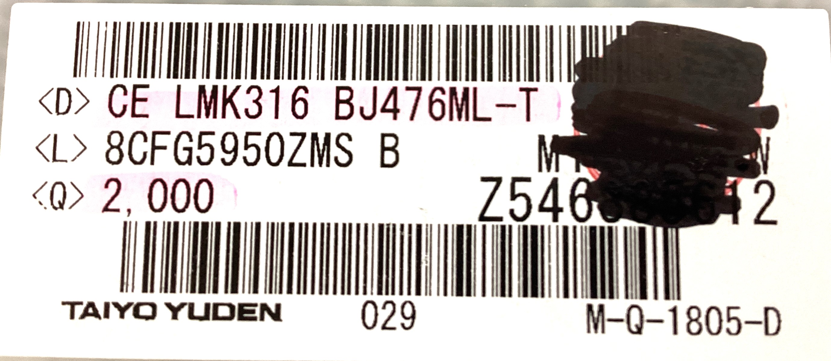 LMK316BJ476ML-T