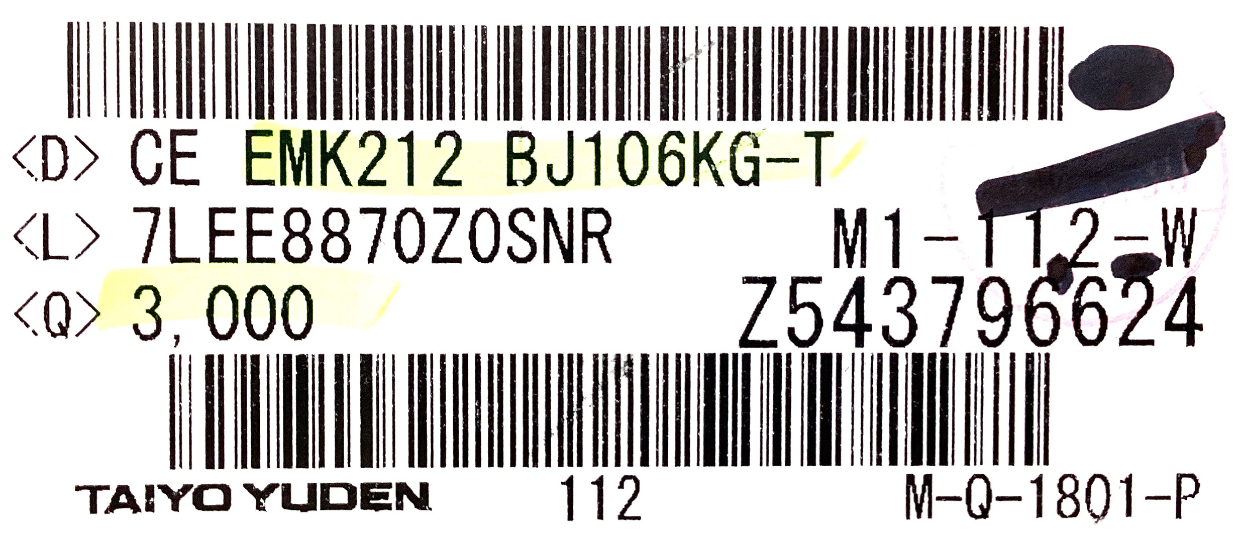 EMK212BJ106KG-T