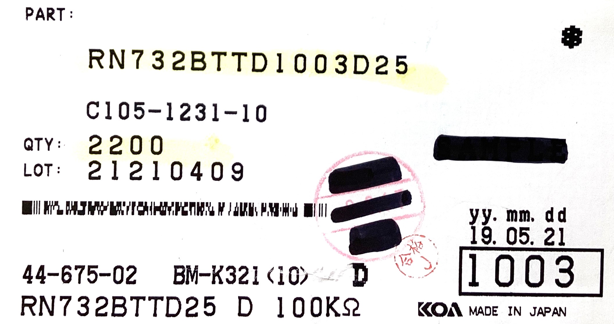 RN732BTTD1003D25