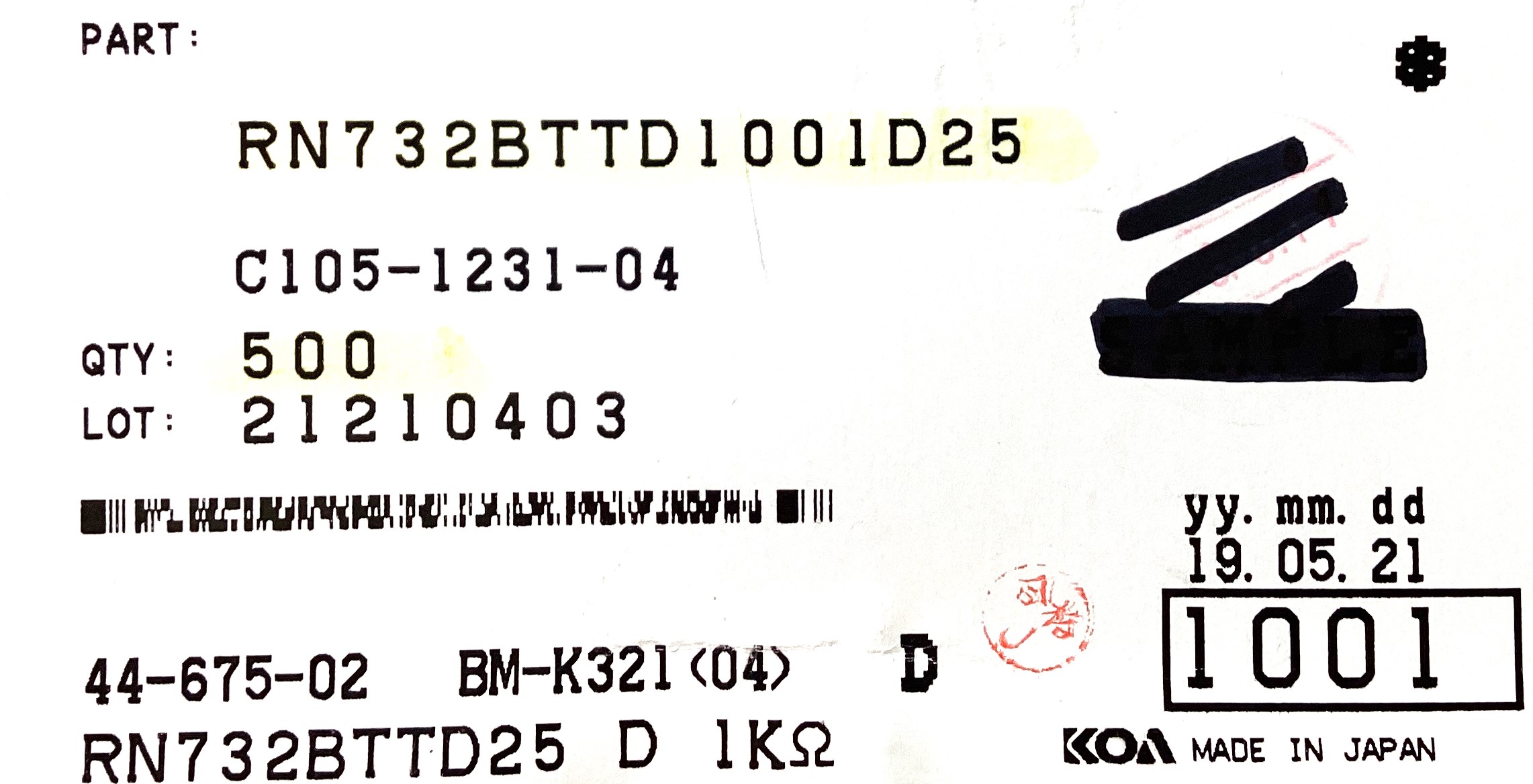RN732BTTD1001D25