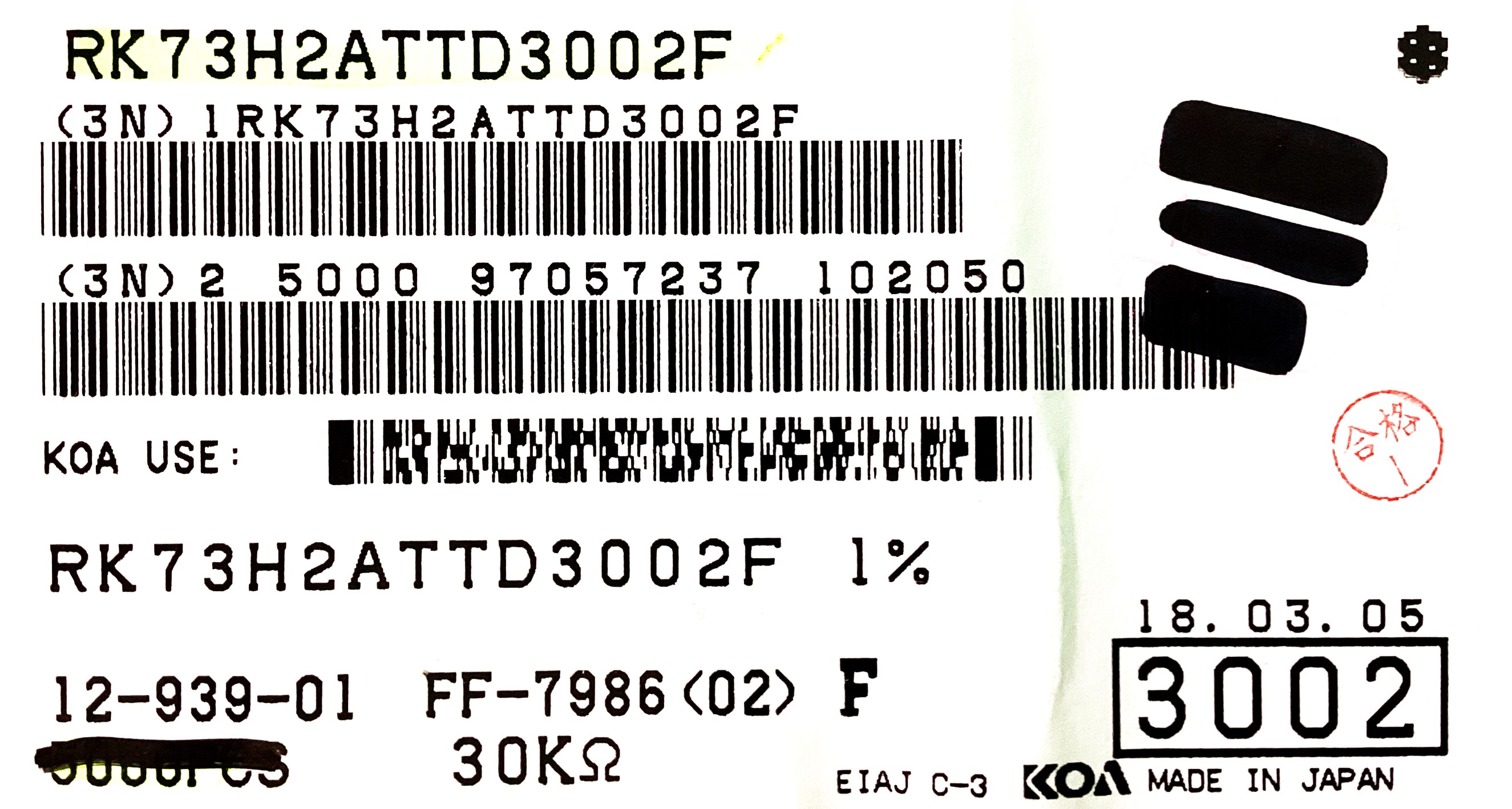 RK73H2ATTD3002F