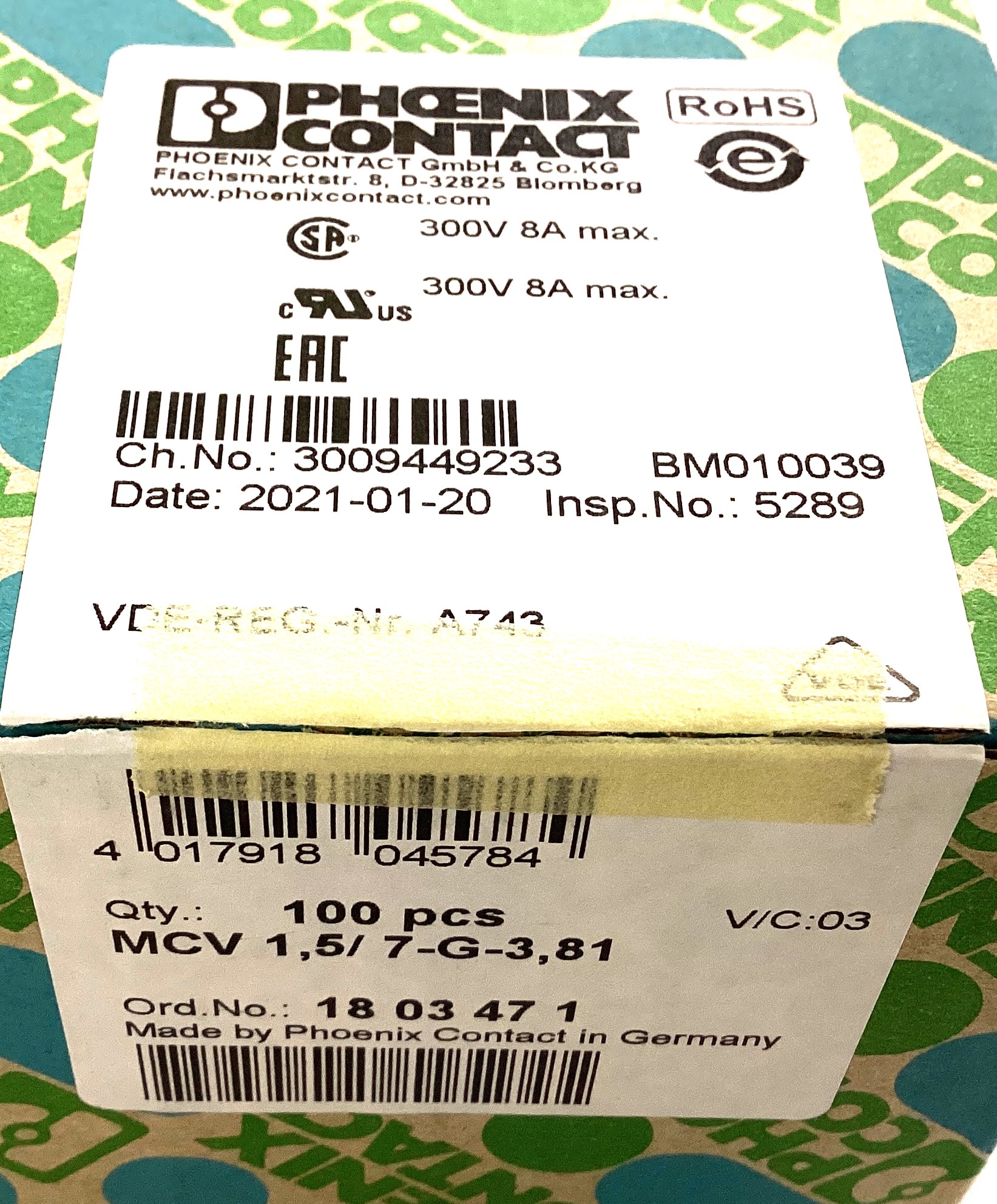 MCV 1,5/ 7-G-3,81