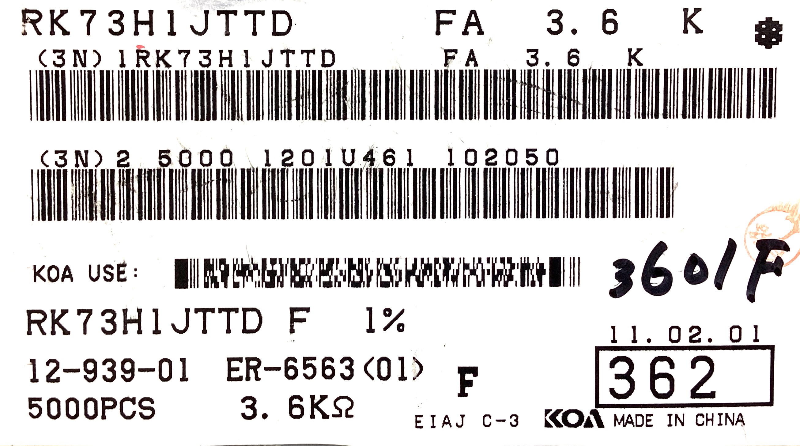 RK73H1JTTD3601F