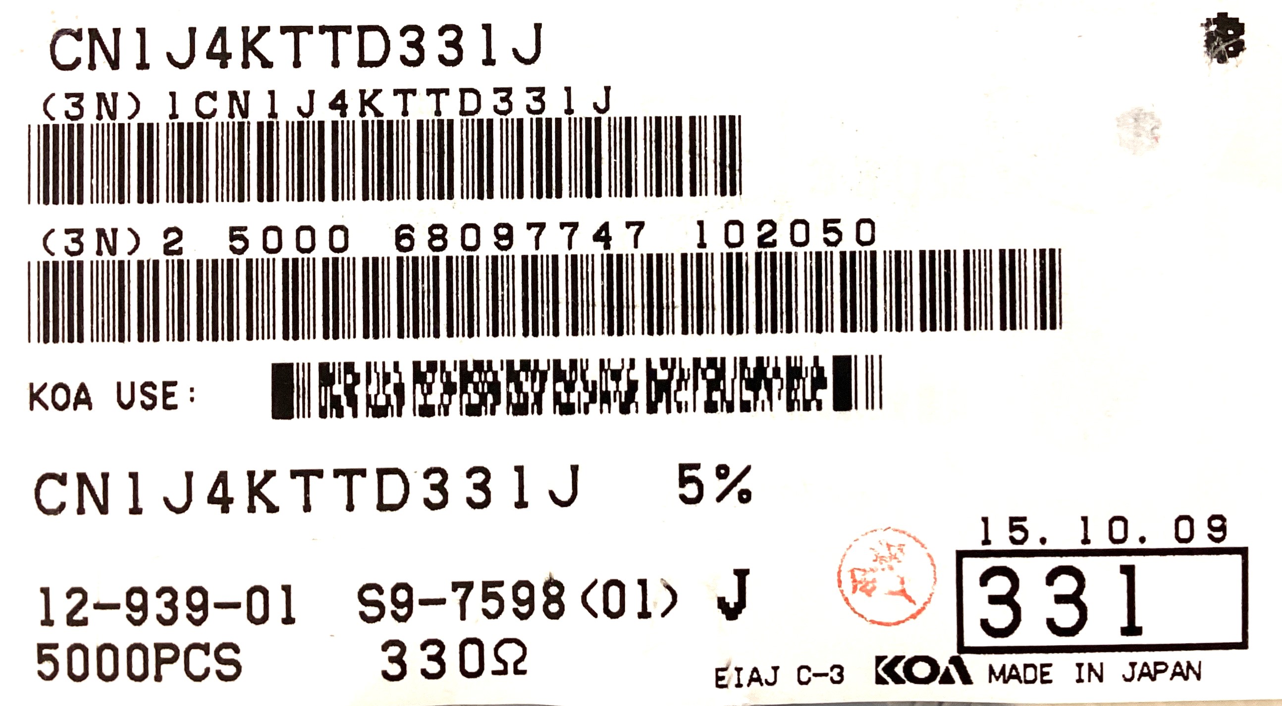 CN1J4KTTD331J
