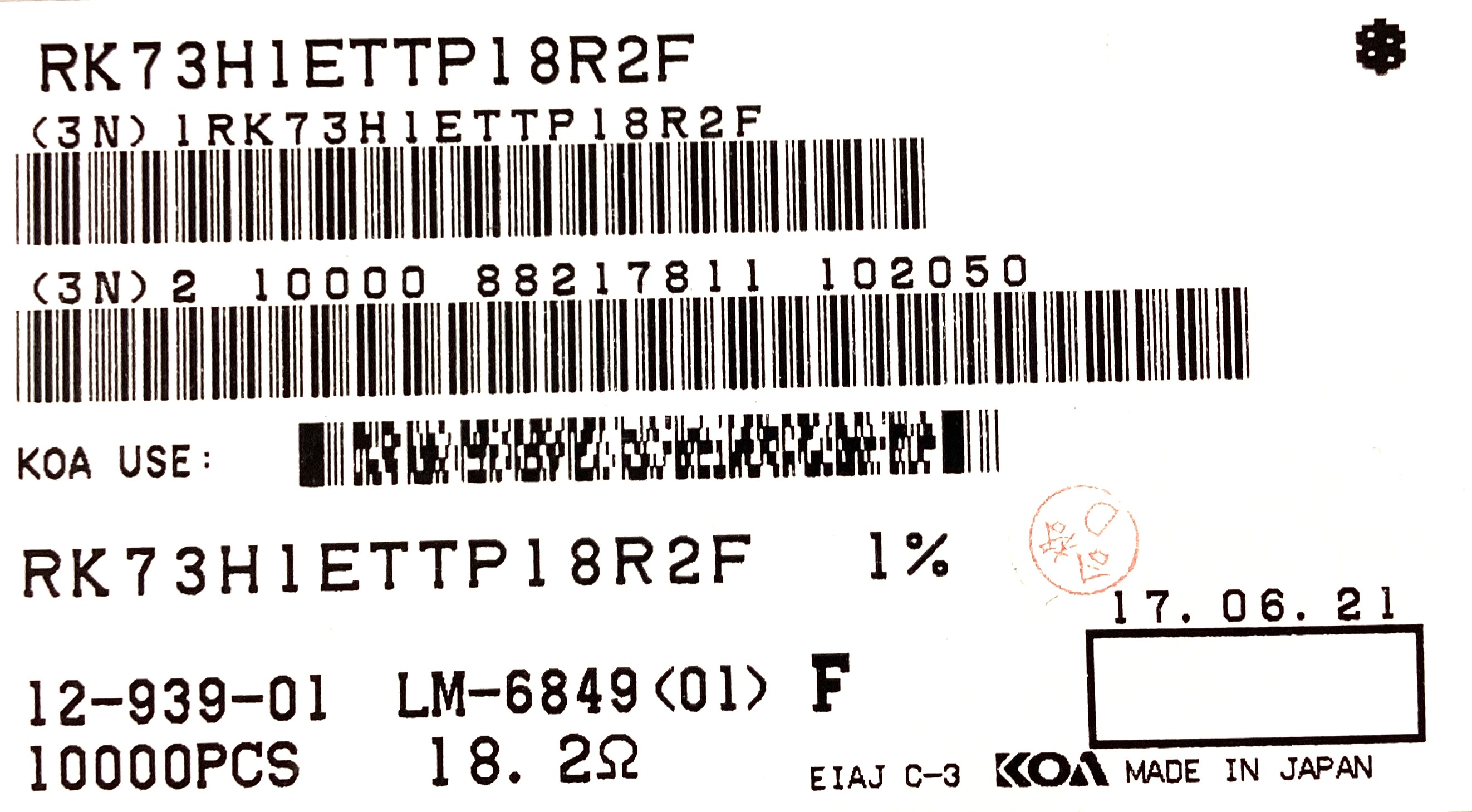 RK73H1ETTP18R2F