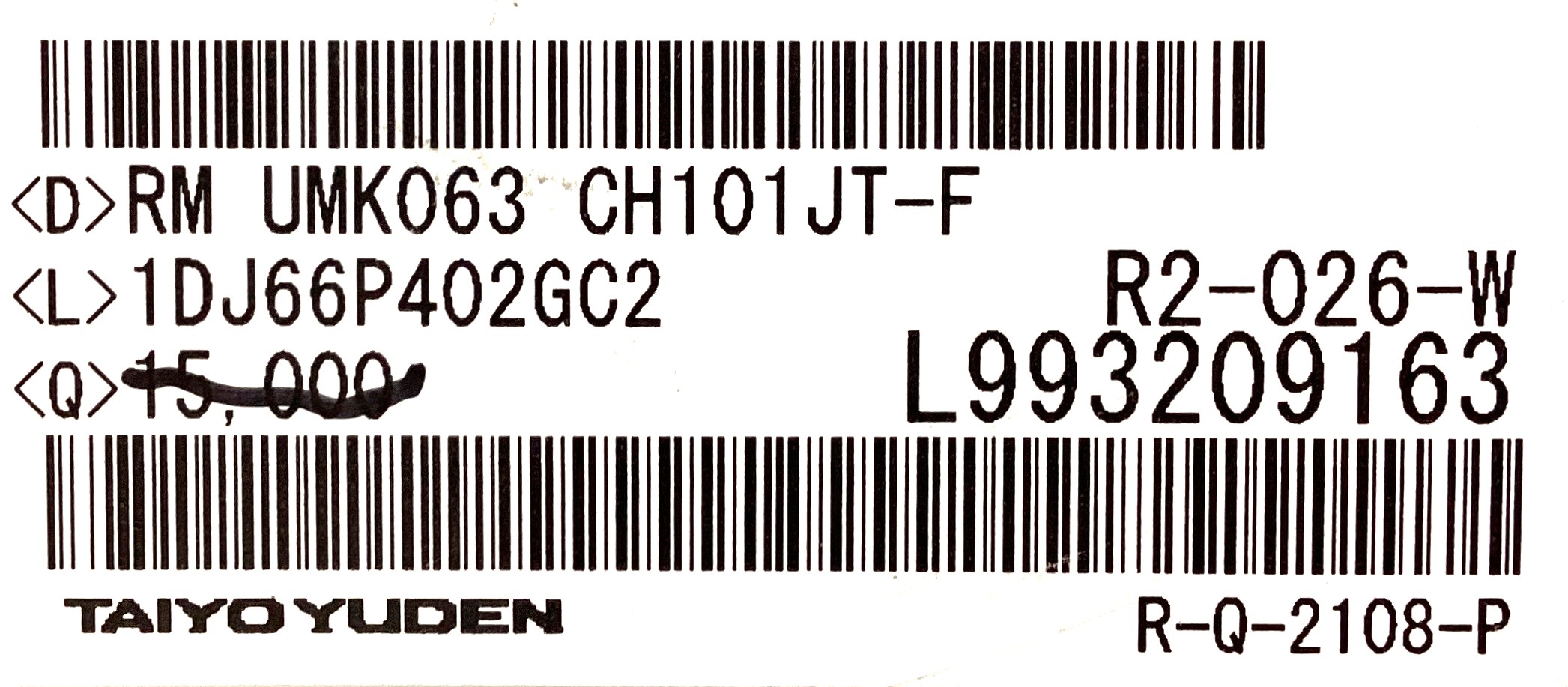 UMK063CH101JT-F