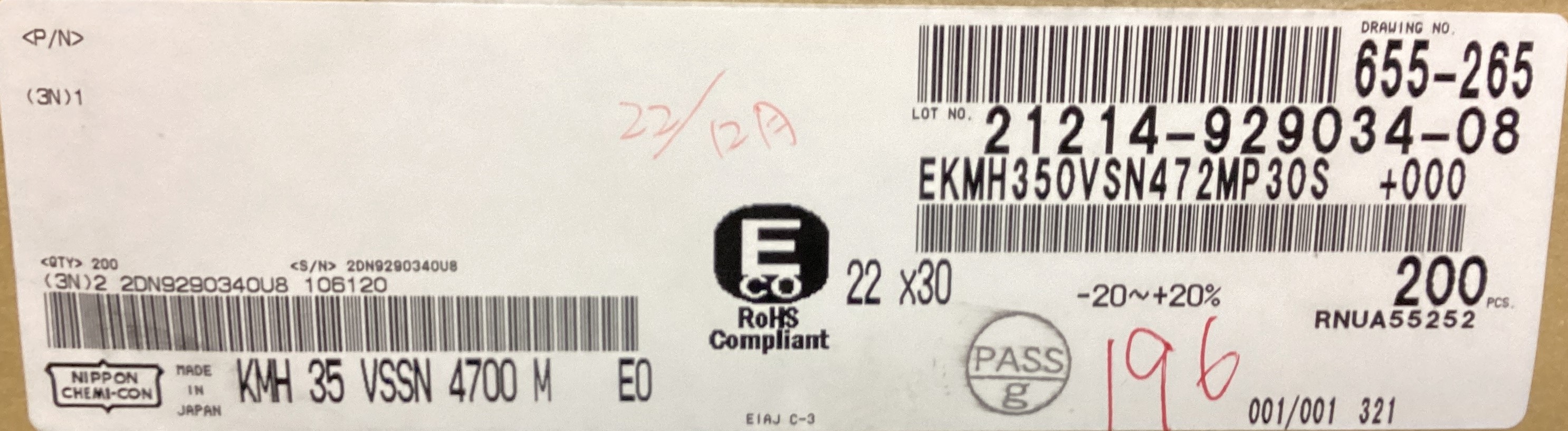 EKMH350VSN472MP30S