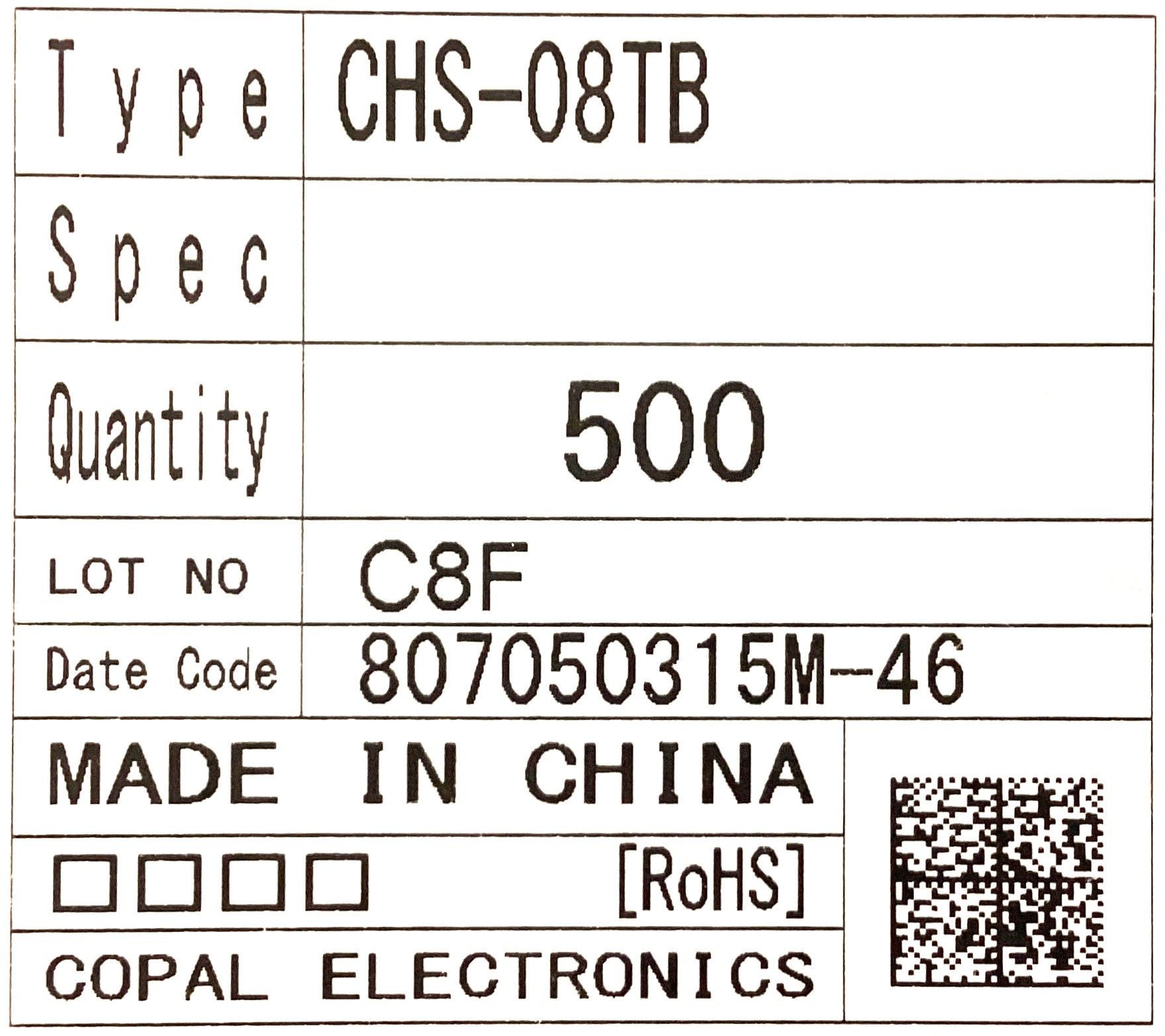 CHS-08TB