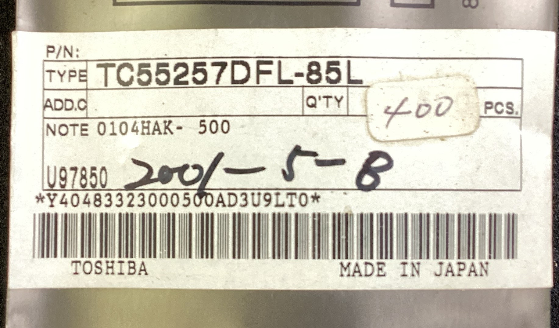 TC55257DFL-85L