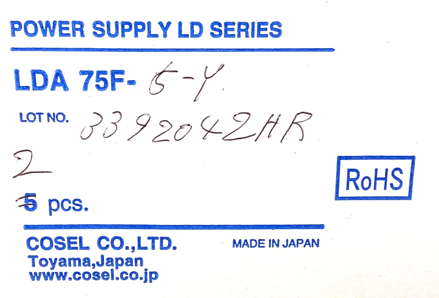 LDA75F-5-Y