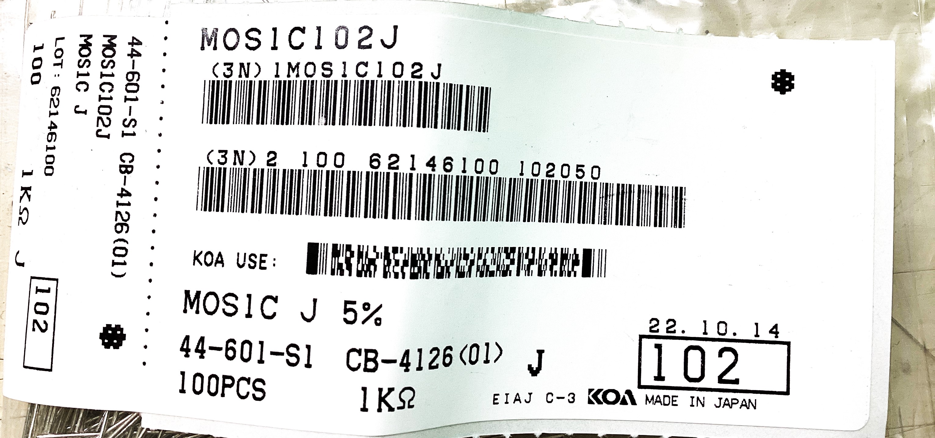 MOS1C102J