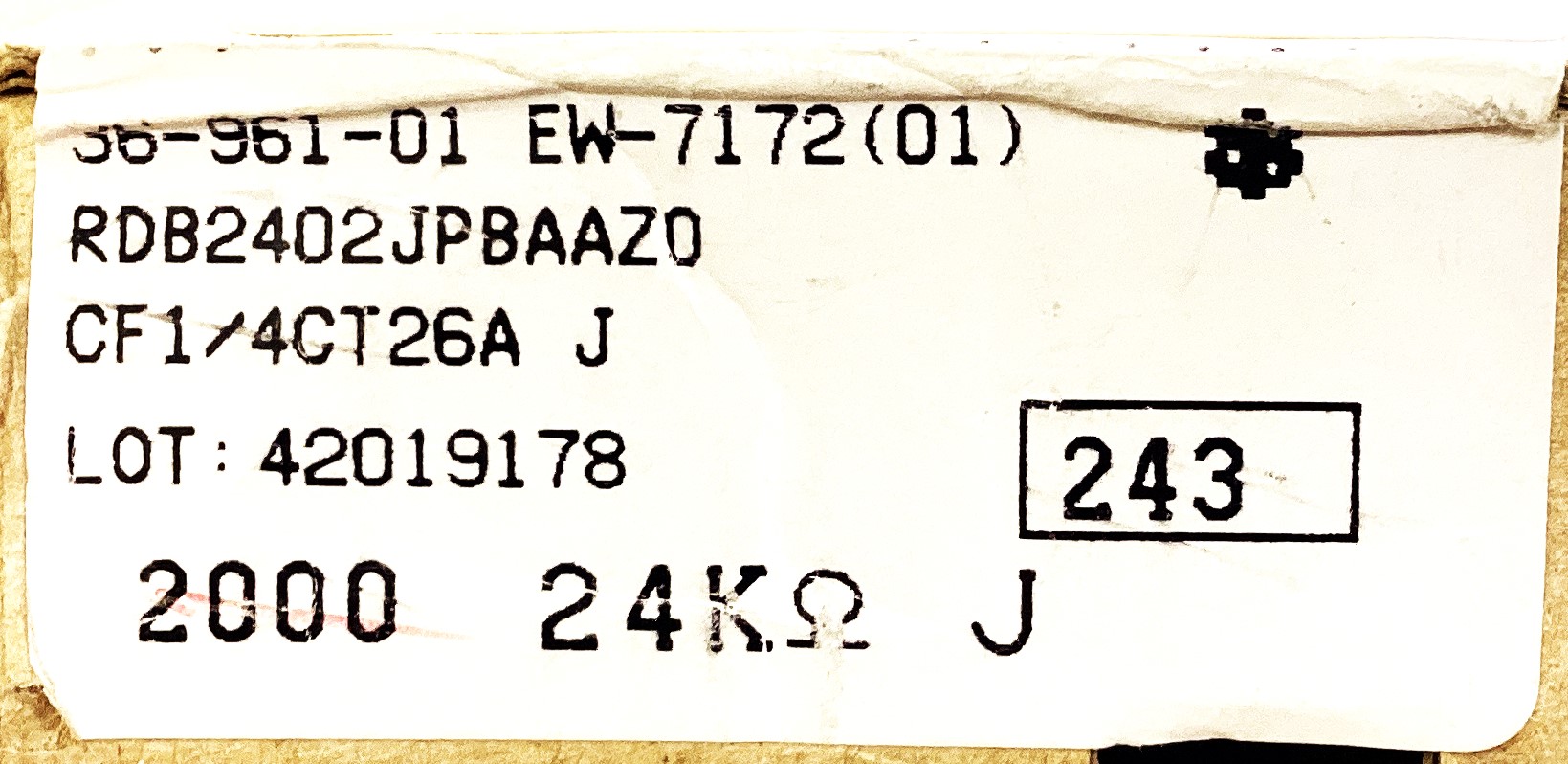 CF1/4CT26A243J