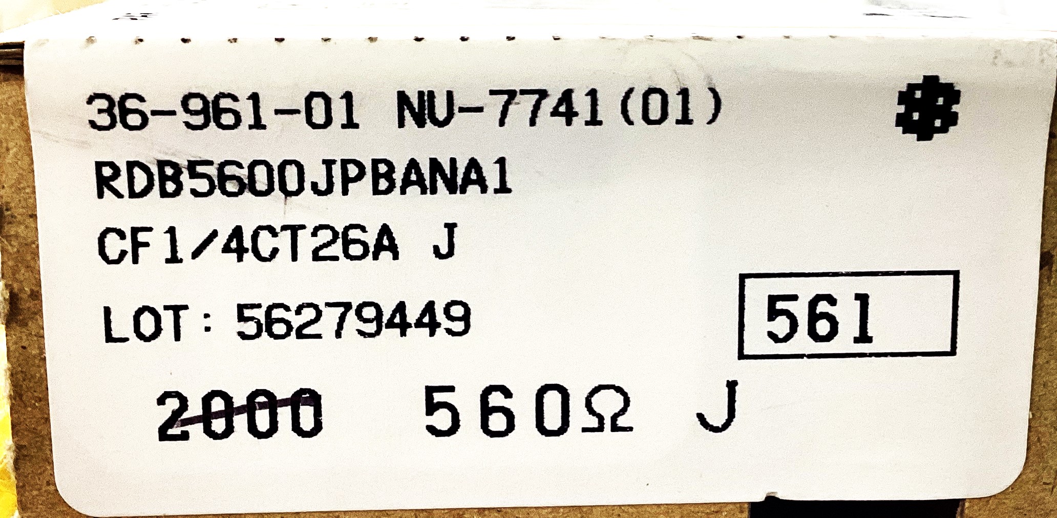 CF1/4CT26A561J