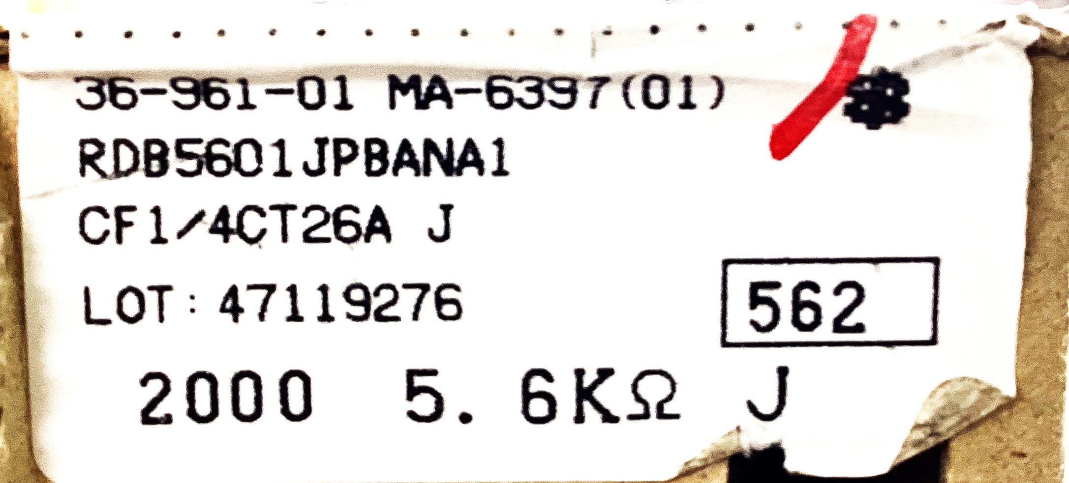 CF1/4CT26A562J